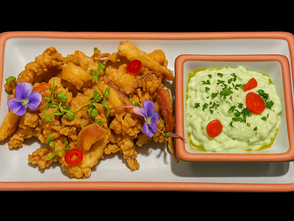 Calamari with Chili Lime Dip