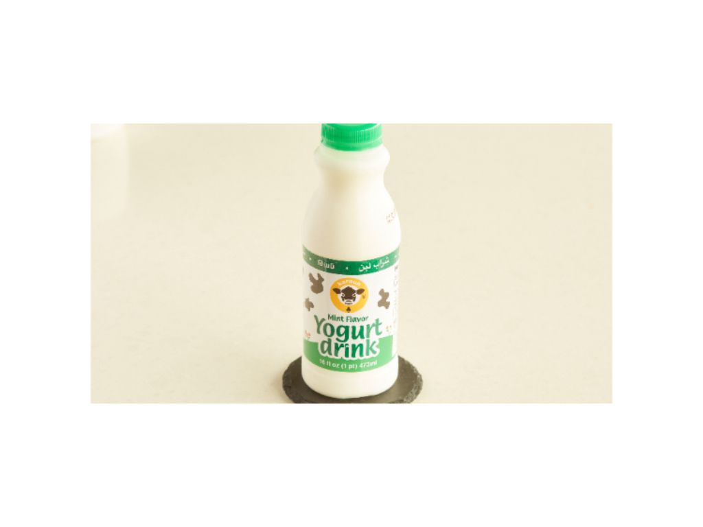 Mint Yogurt Drink.