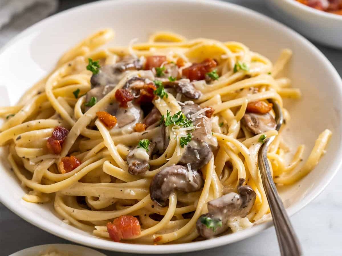 Wild Mushroom Pasta.