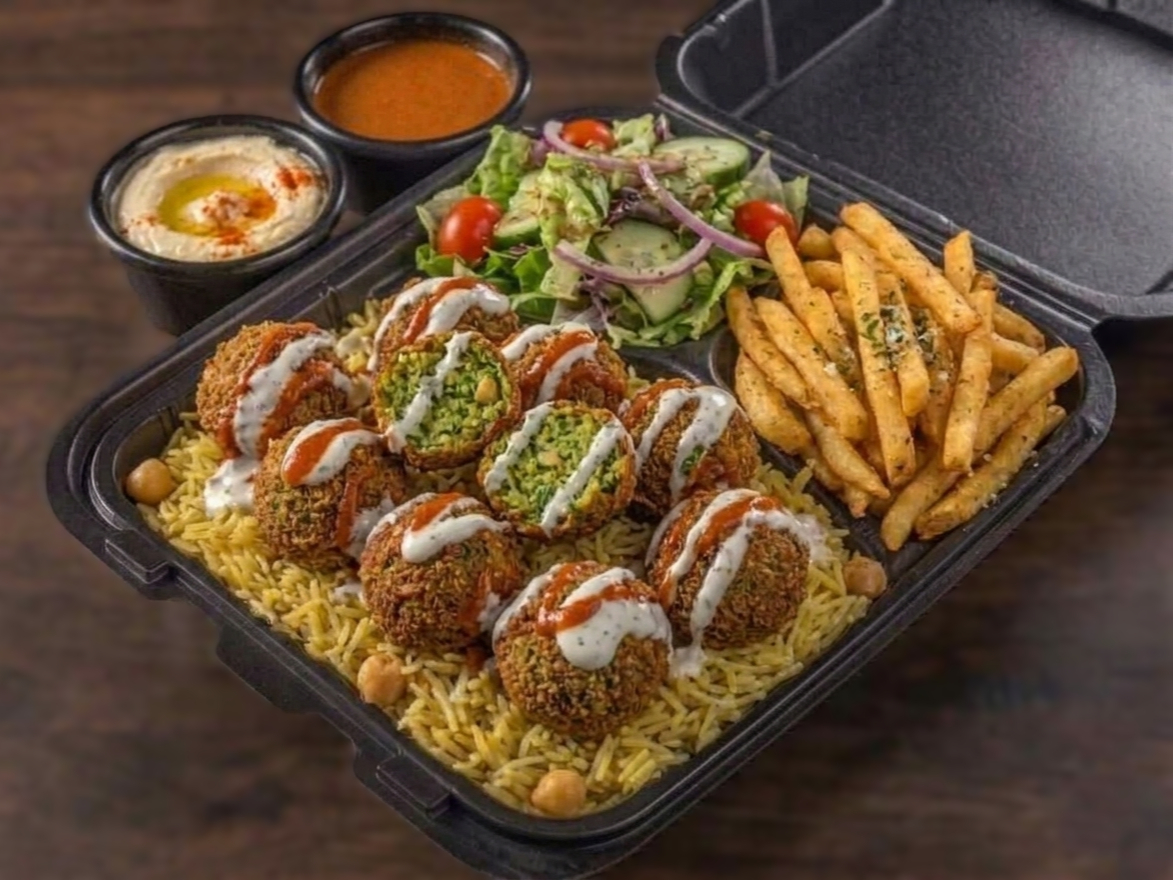 Falafel Platter.