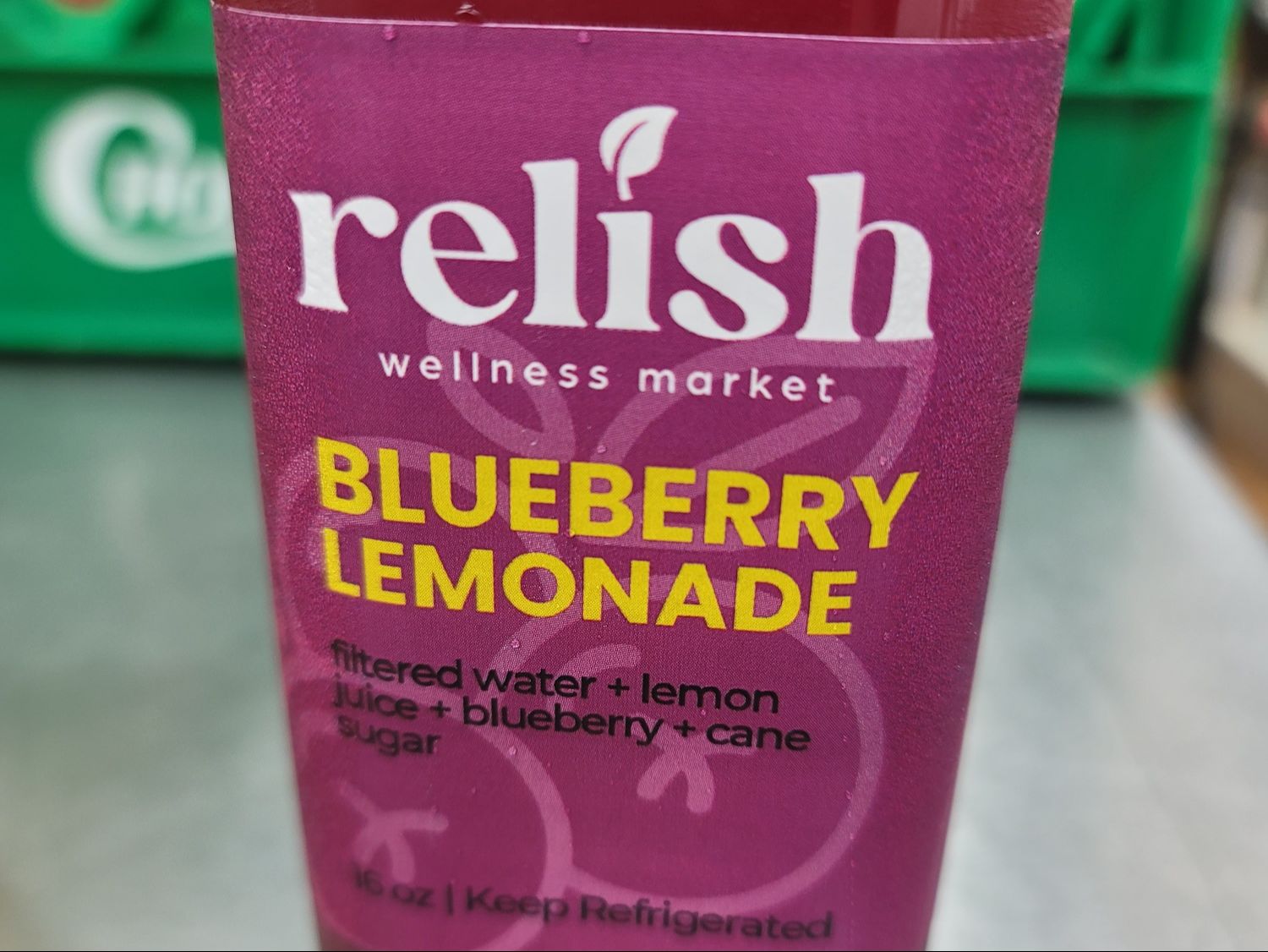 Fresh Blueberry Lemonade by Relish Wellness Market.
