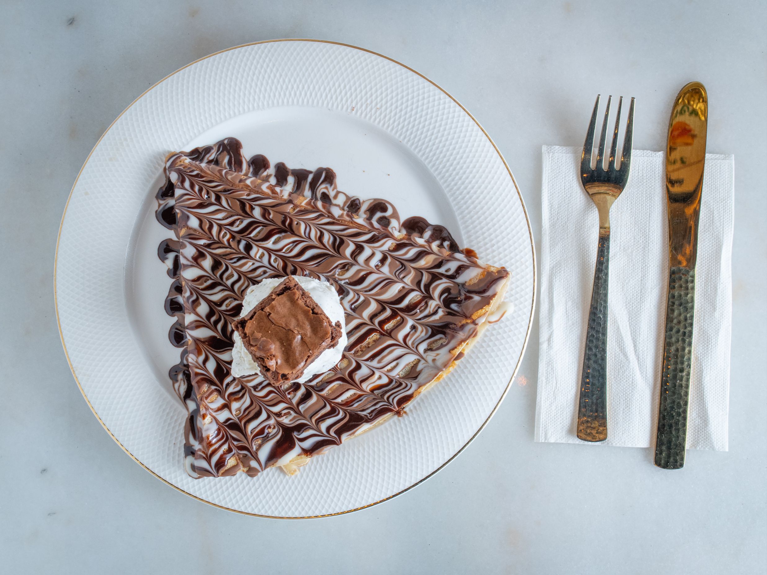 Chocolate Lovers Crêpe.