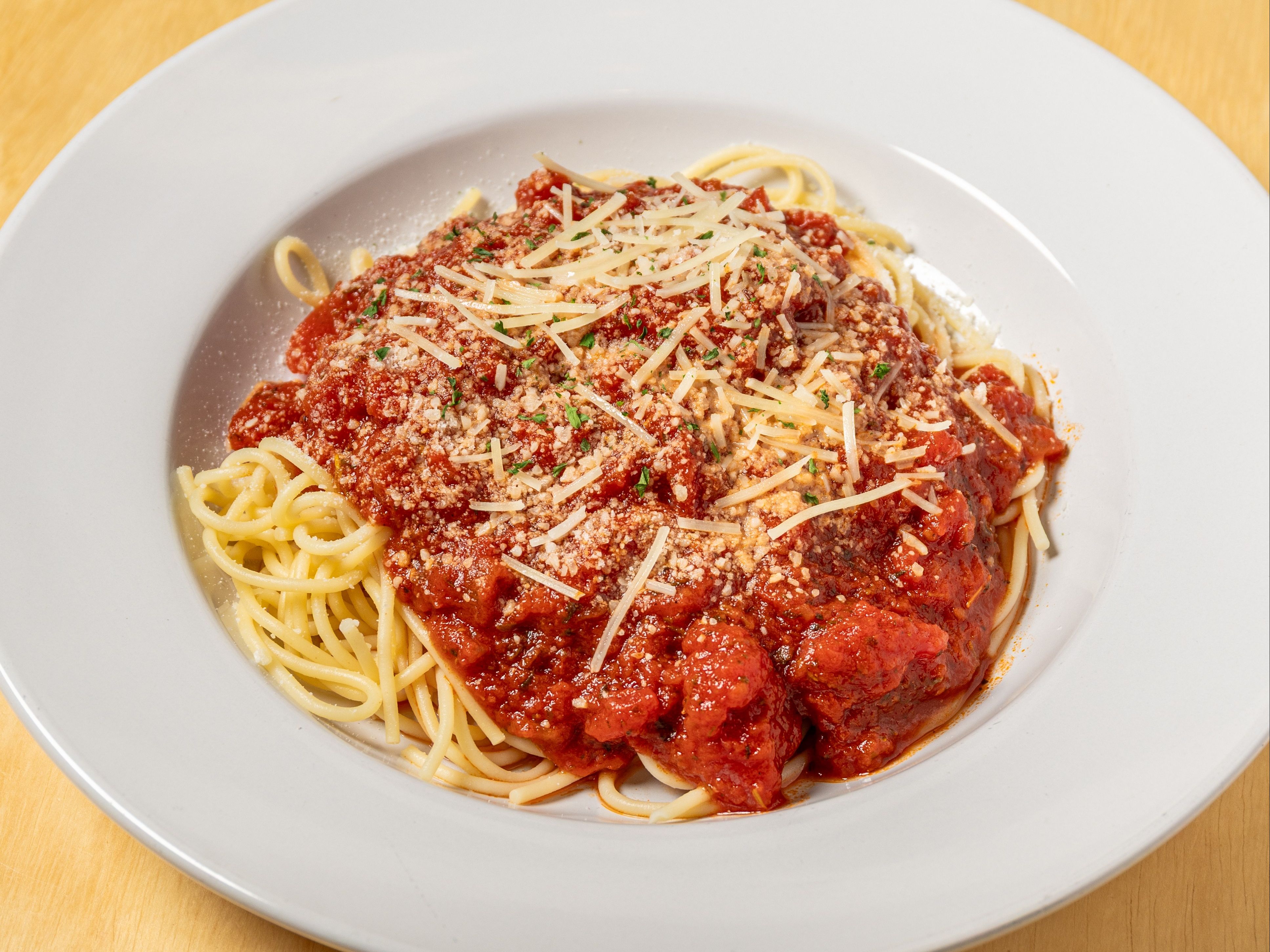 Kids Spaghetti Marinara.