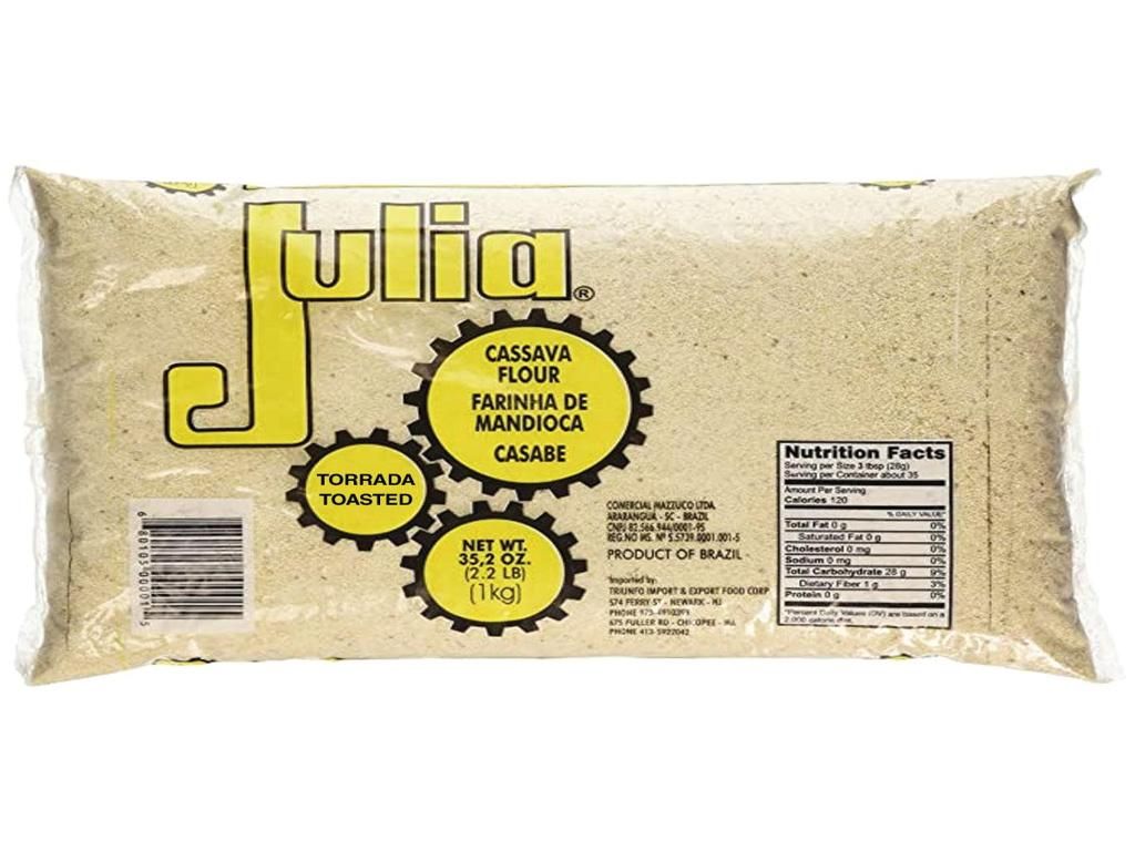 Farinha de Mandioca 1kg Torrada - Julia.