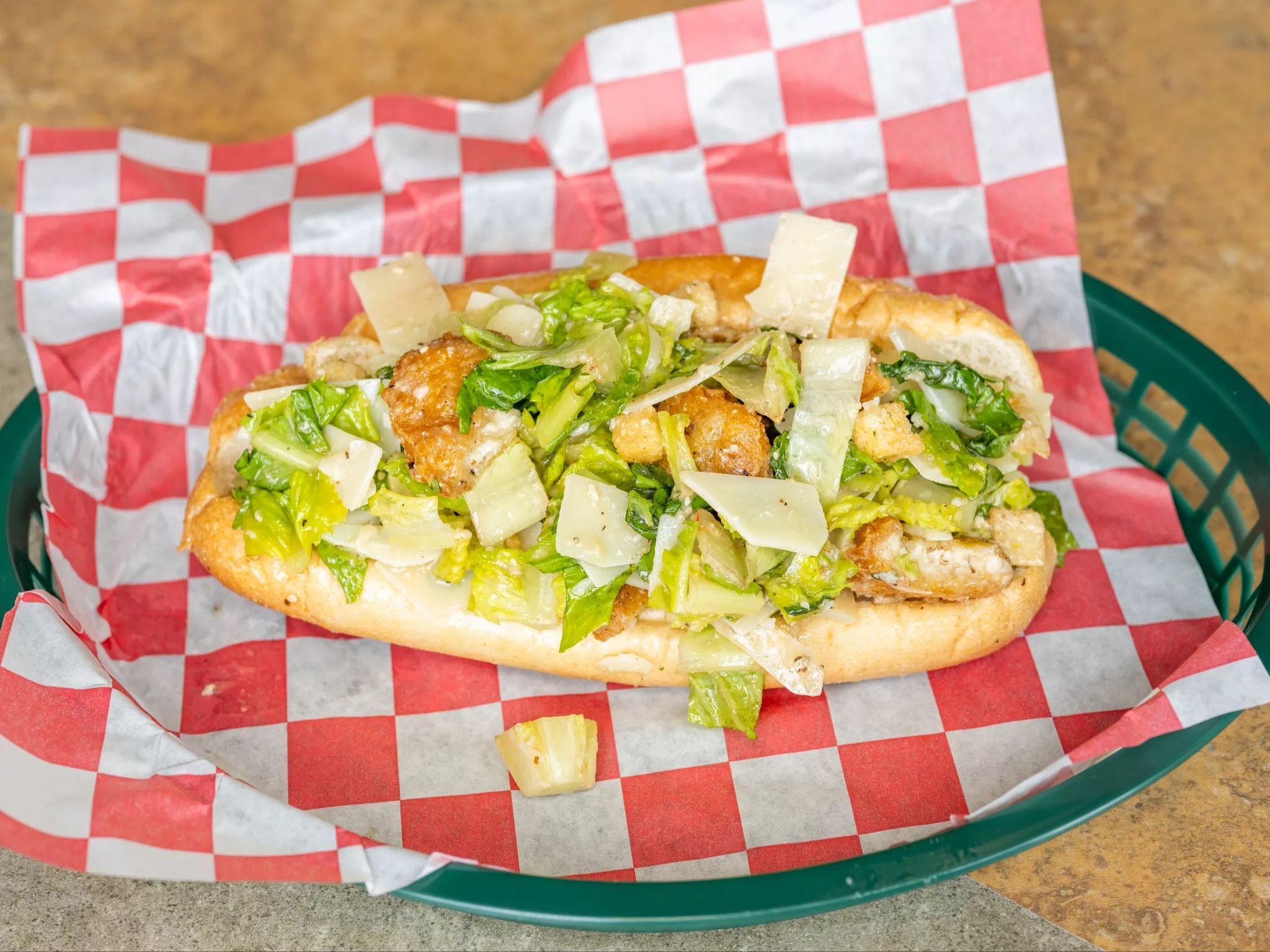 Crispy Chicken Caesar Sub.