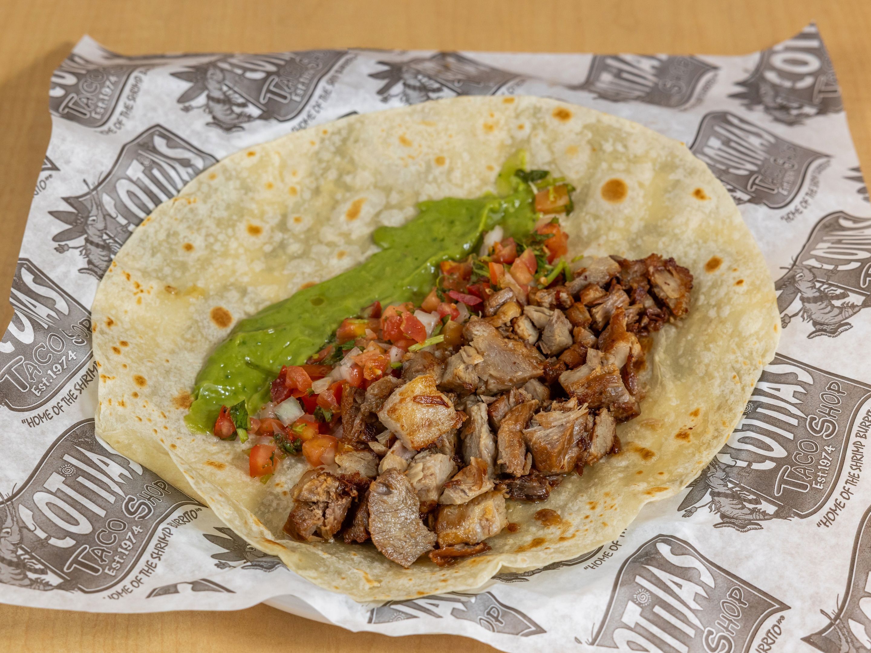 Carnitas Burrito.