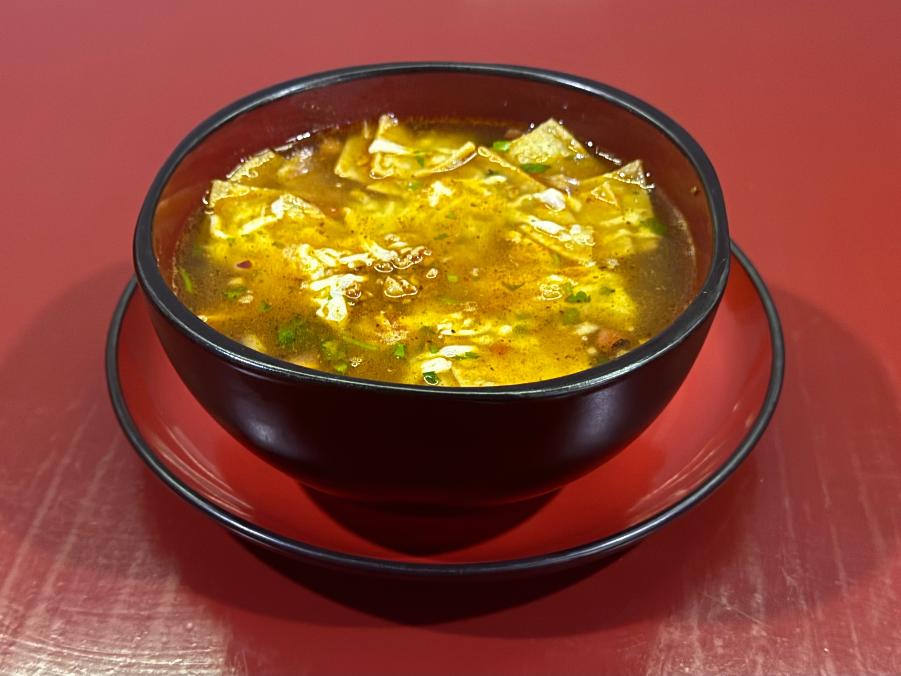 Grilled Chicken Tortilla Soup.