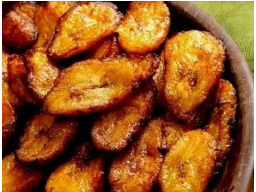 Fry Ripe Plantains.