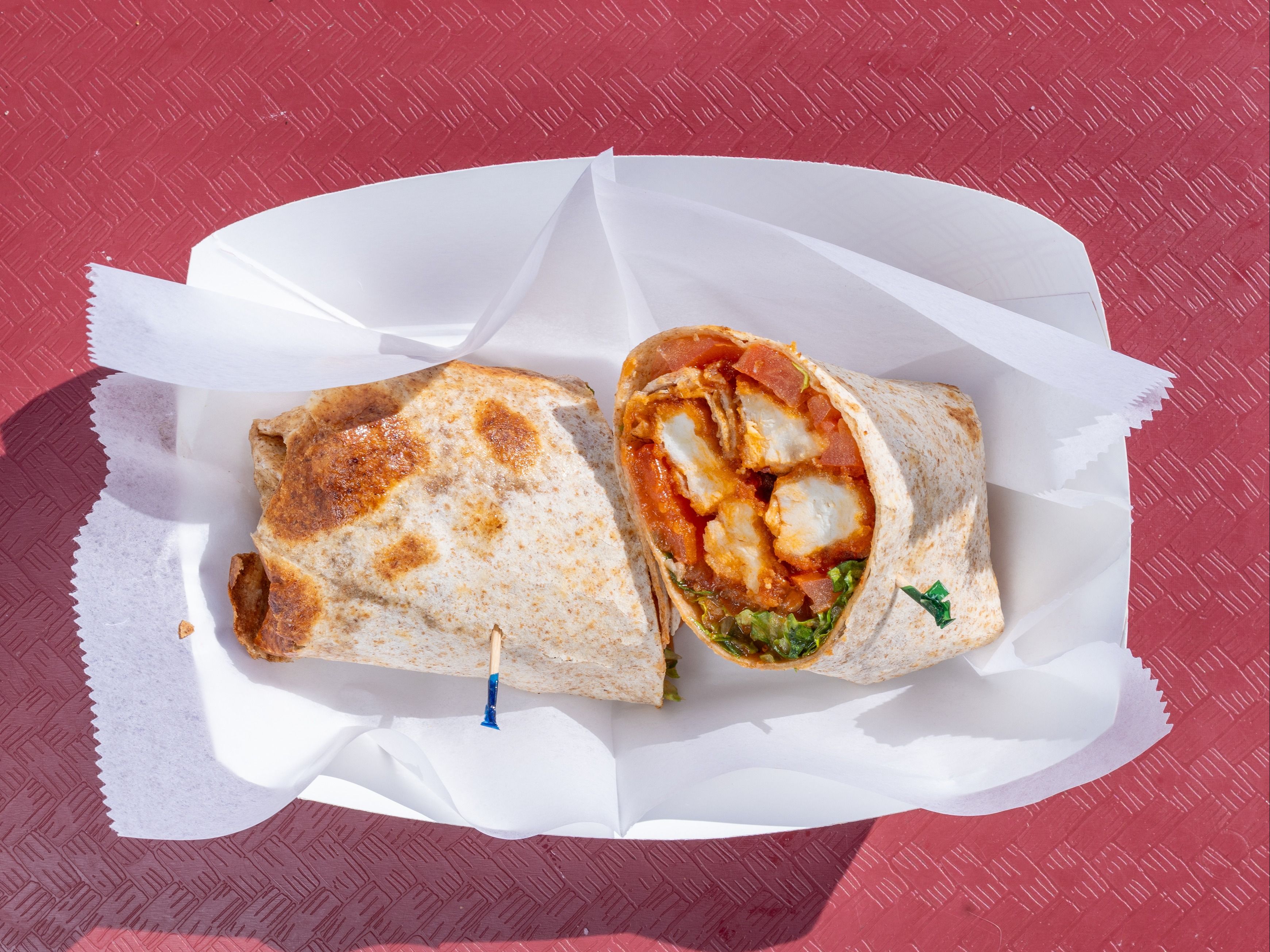 Buffalo Chicken Wrap.