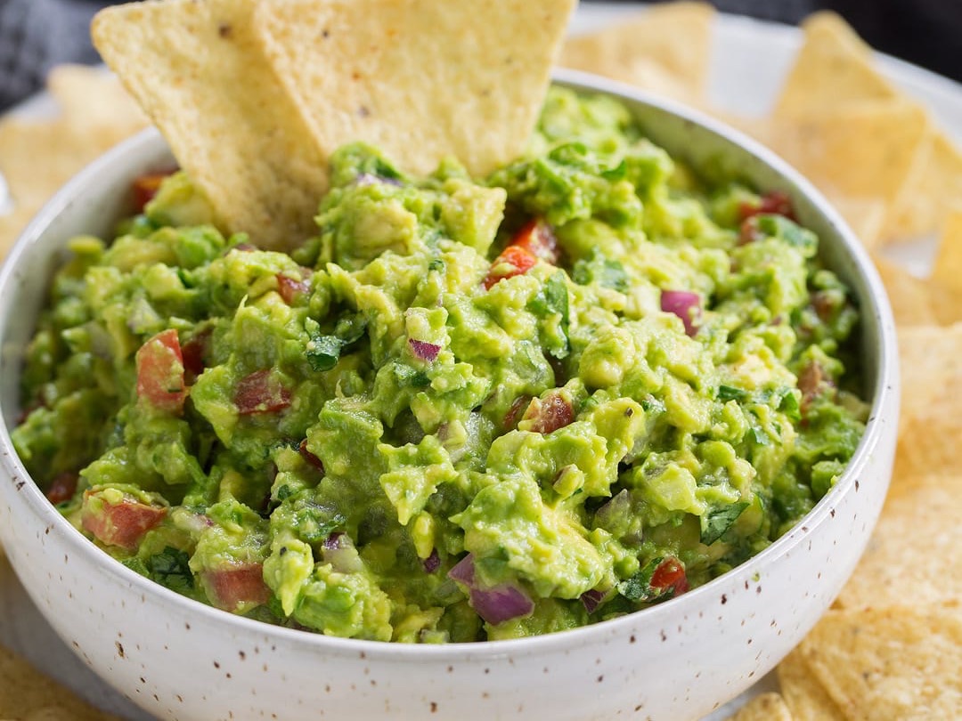 GUACAMOLE AND CHIPS