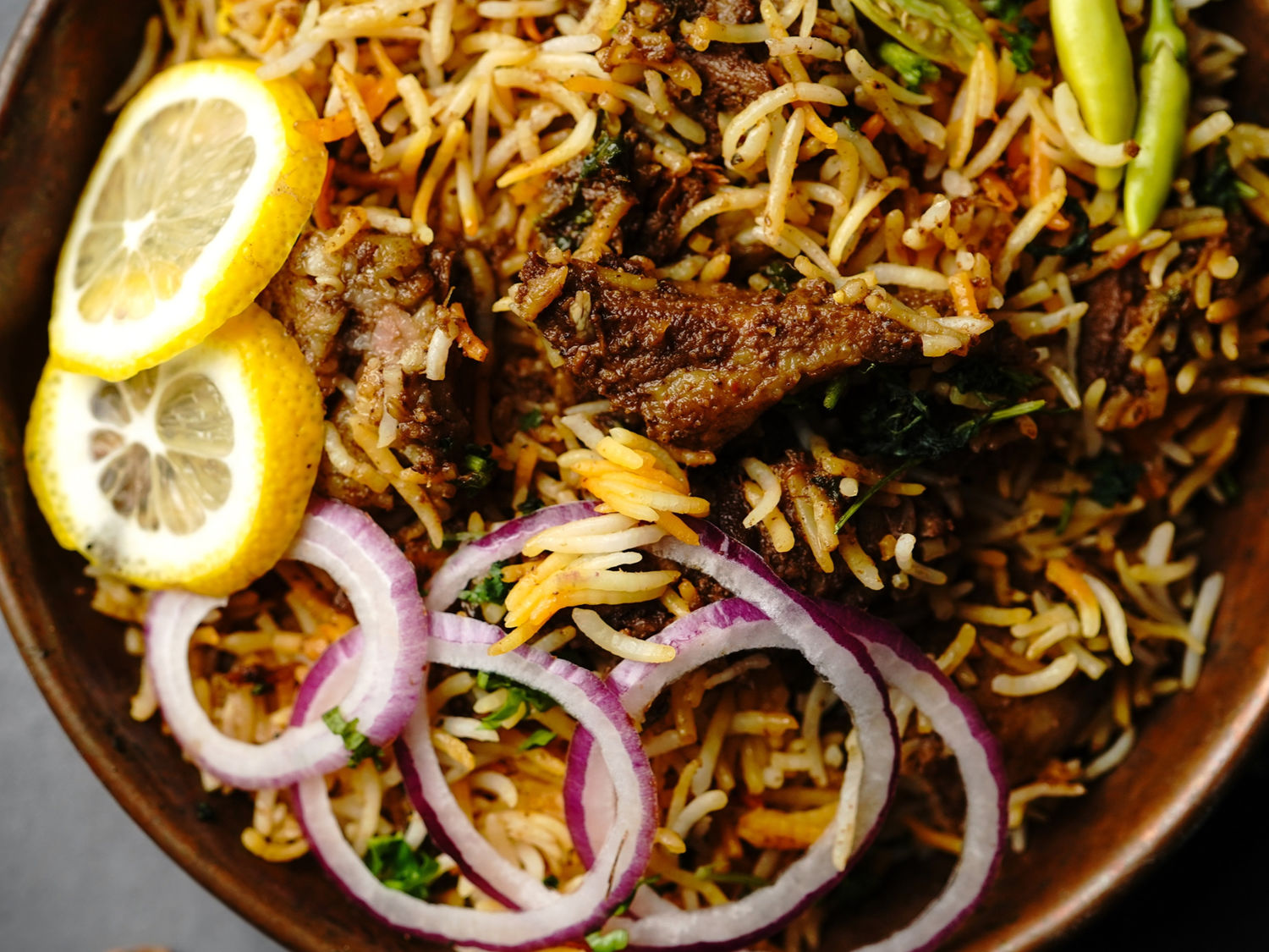 Image-Gongura Chicken Biryani