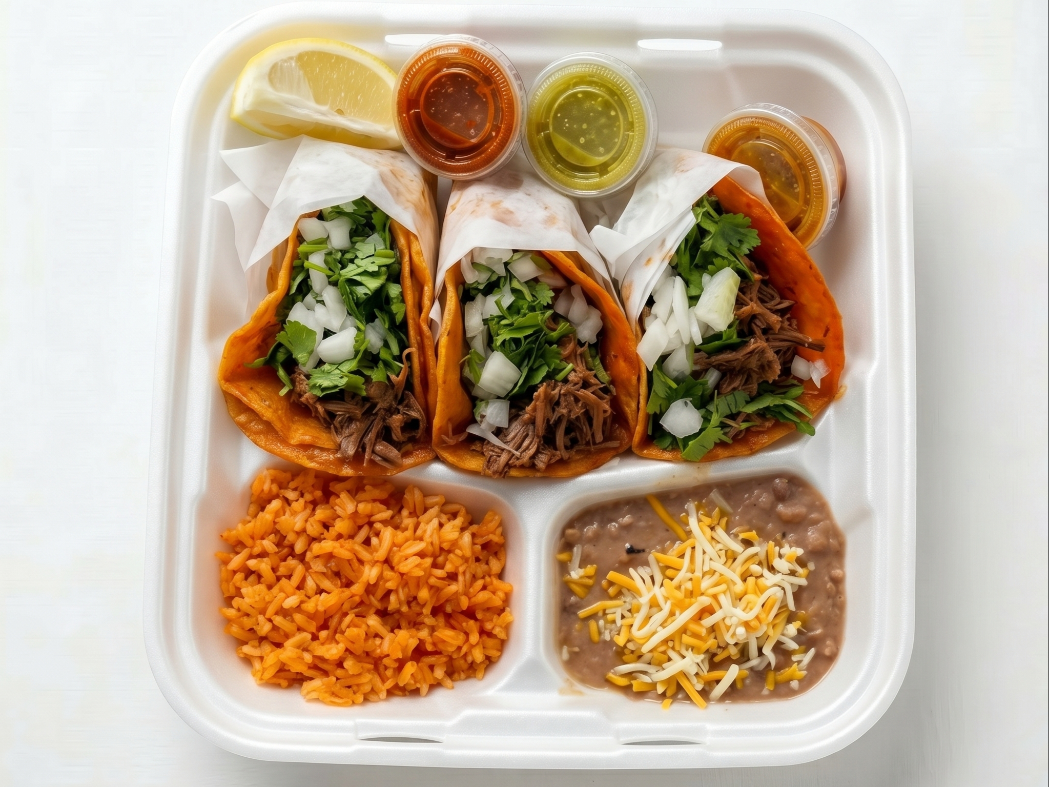 (2) Taco Plate Combo