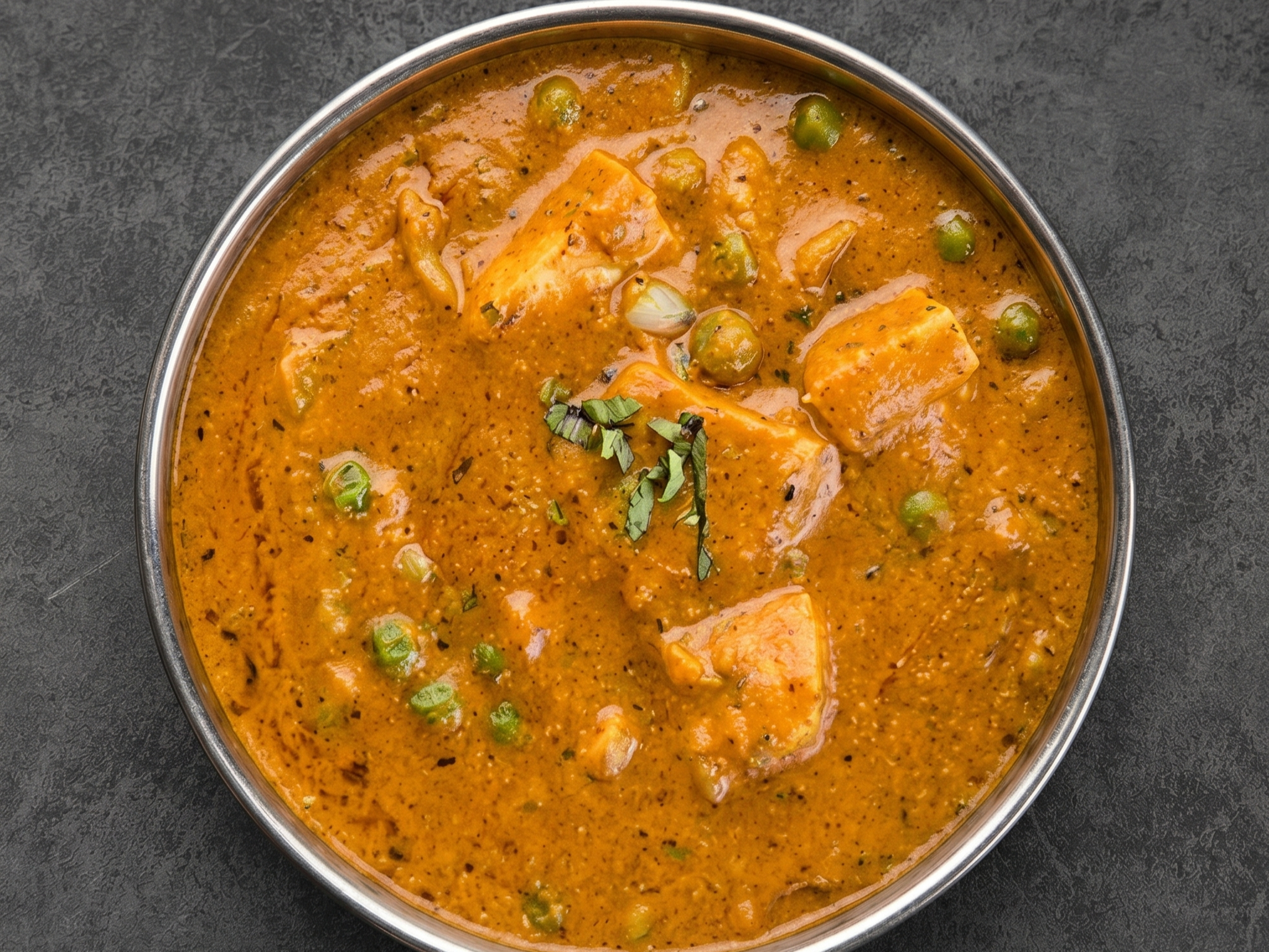 Mattar Paneer.
