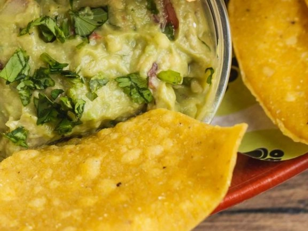 Sombrero Chips w/Guac.