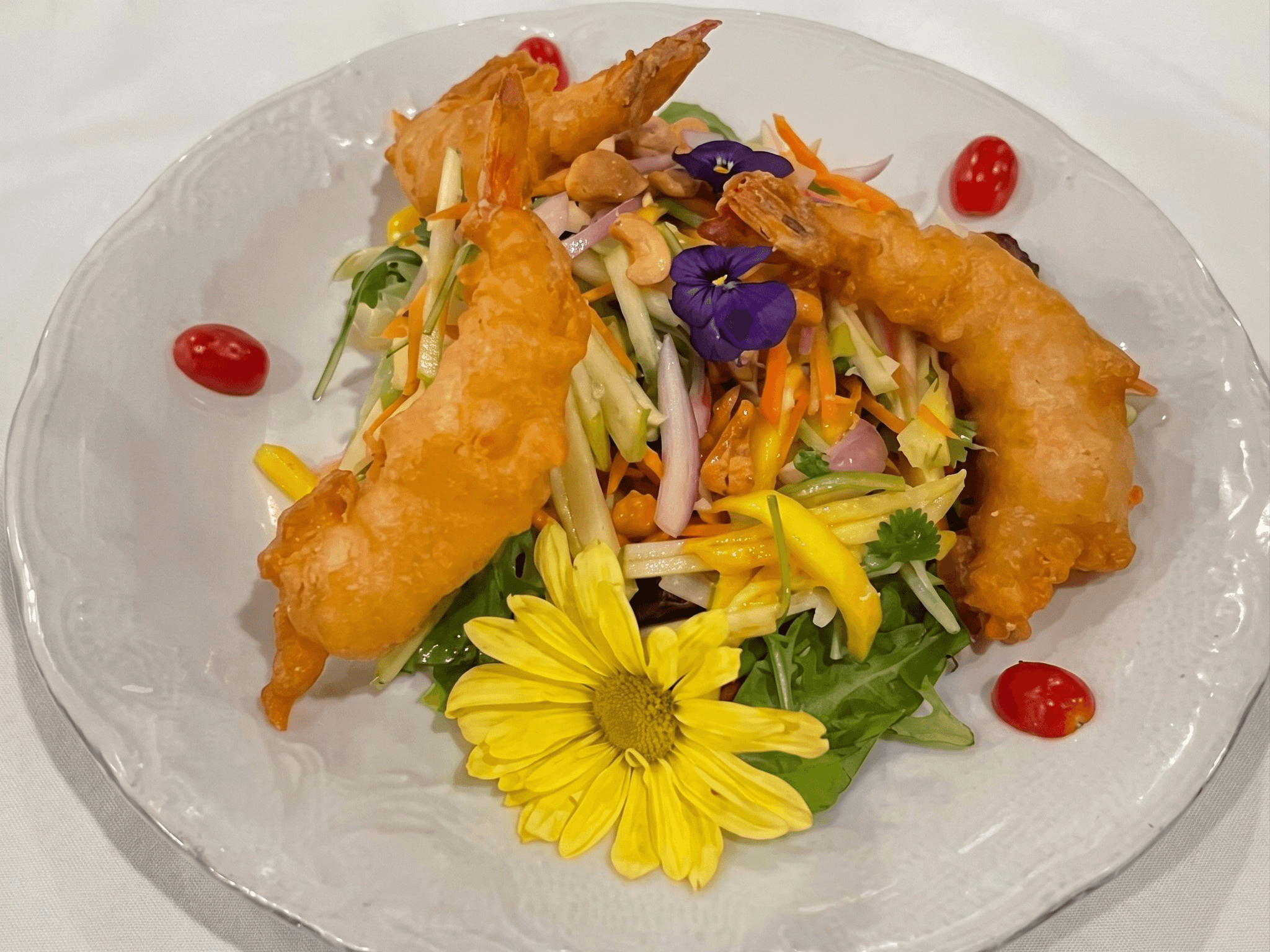 Sunrise Salad Shrimp.