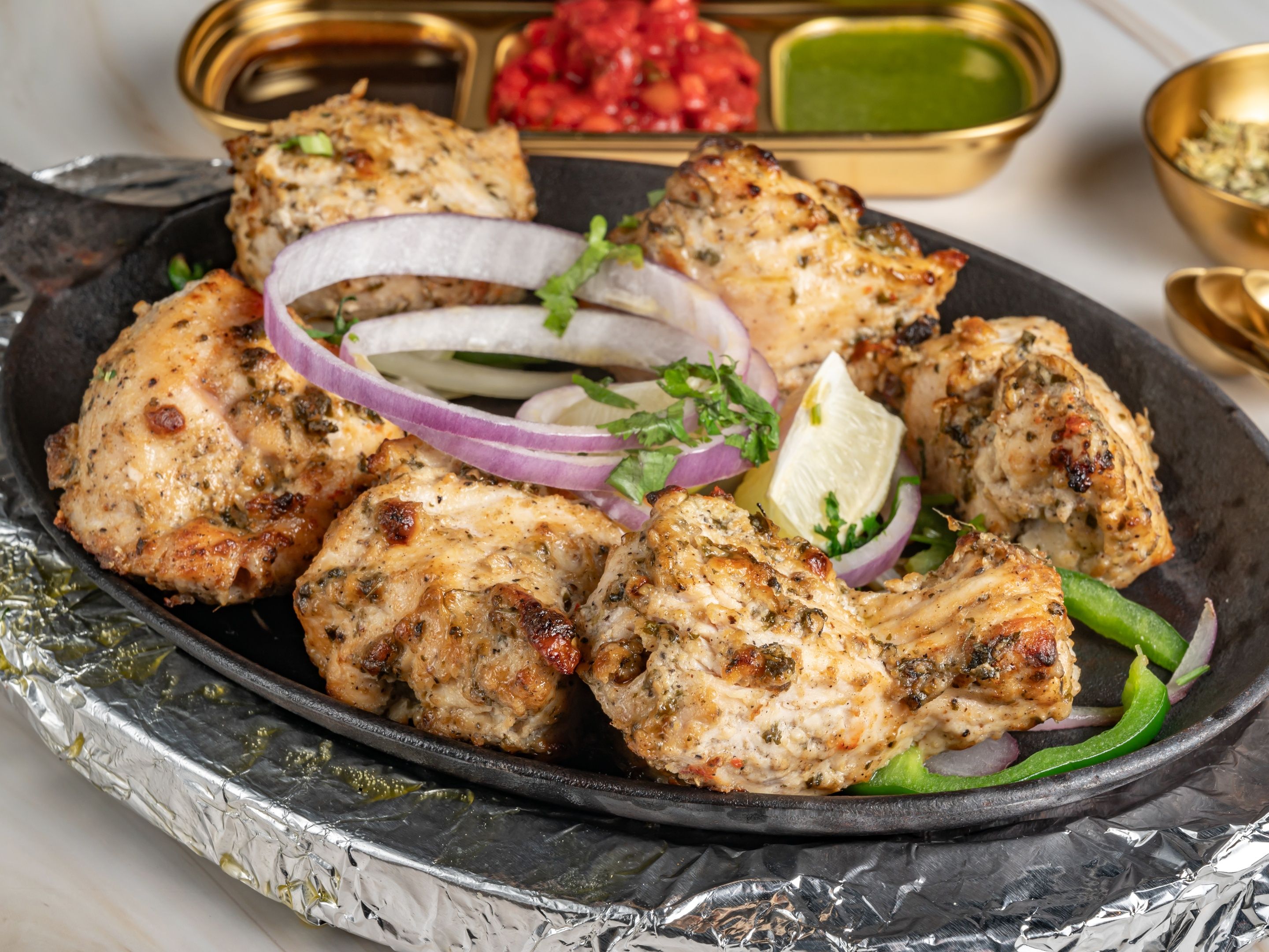 Chicken Malai Tikka.