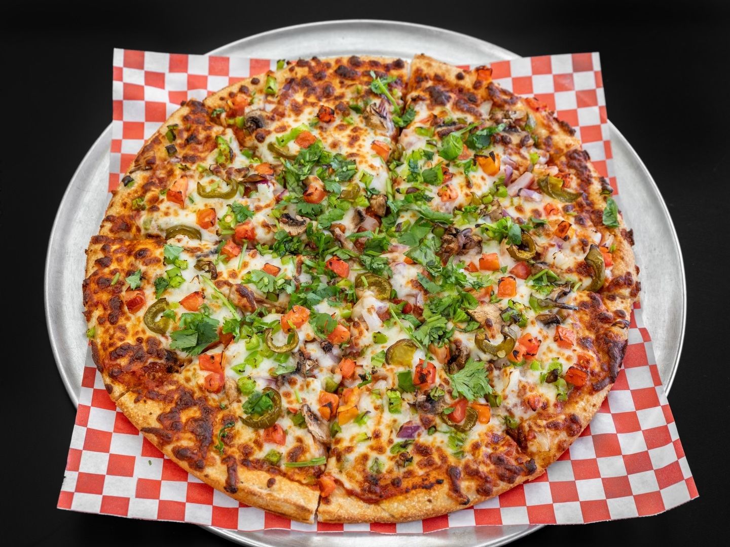 Punjabi Veggie Pizza.