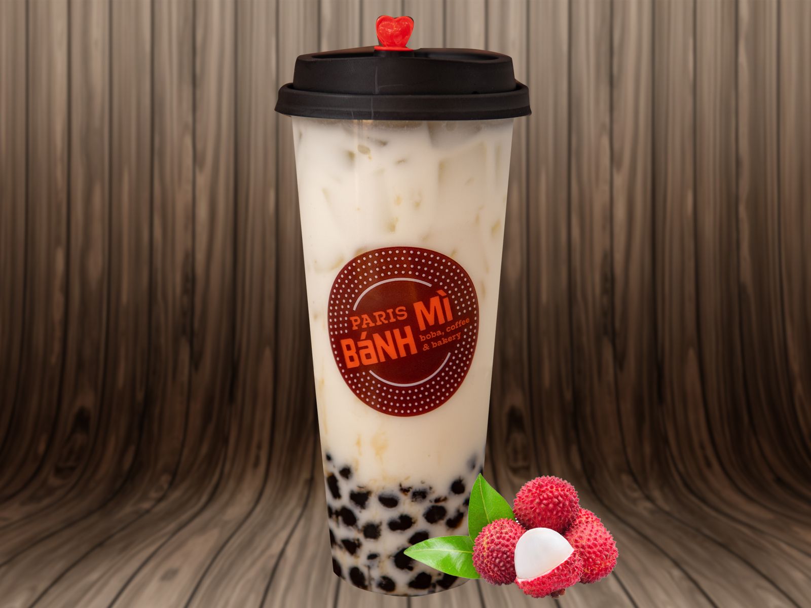 M3. LYCHEE MILK TEA.