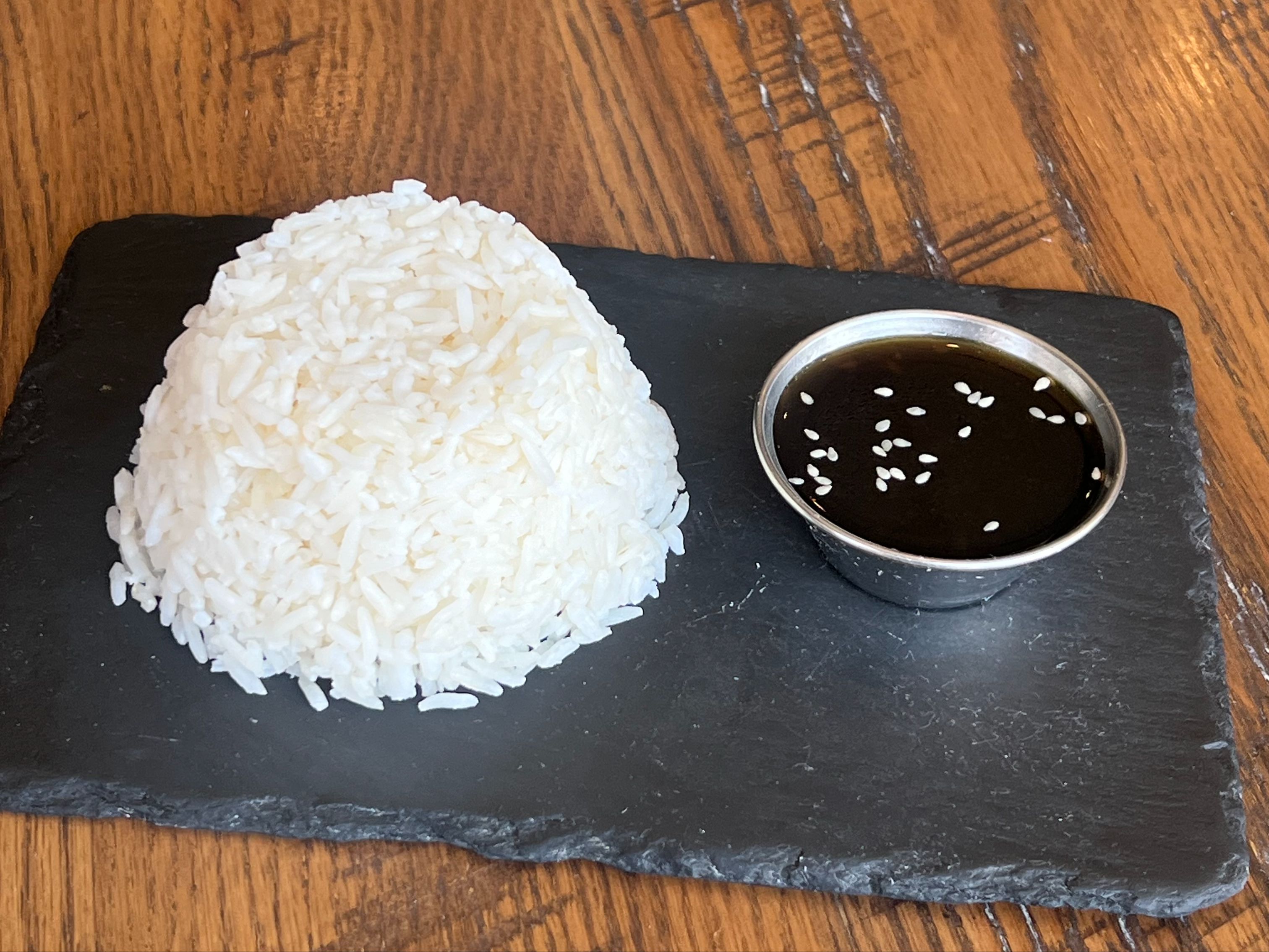 Jasmine Rice with Honey Soy.