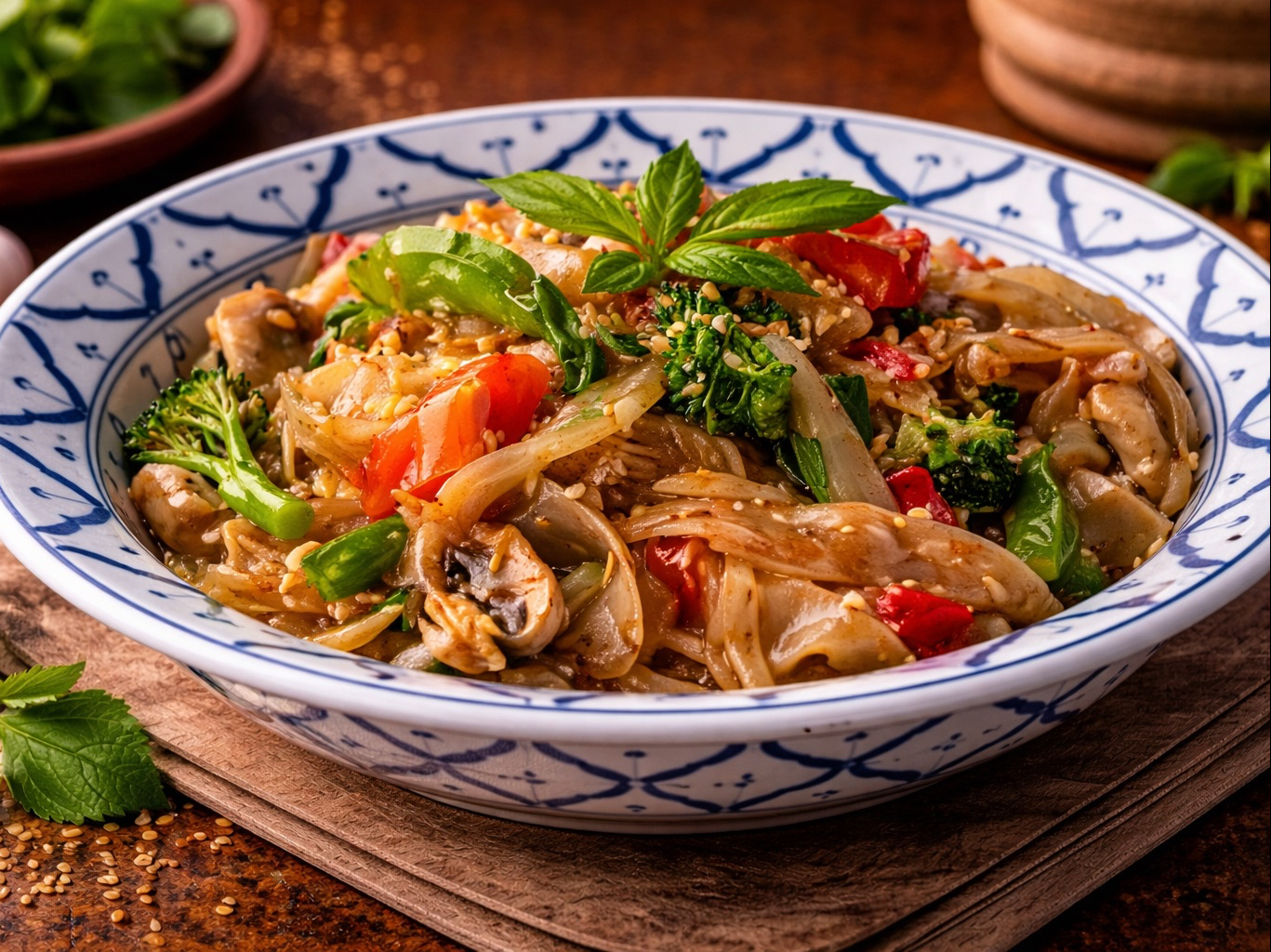 Drunken Noodles.