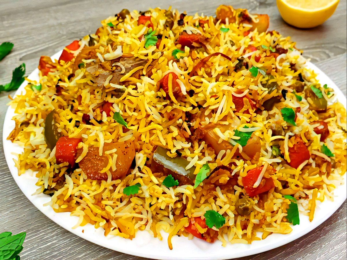 Vegetable Biryani.