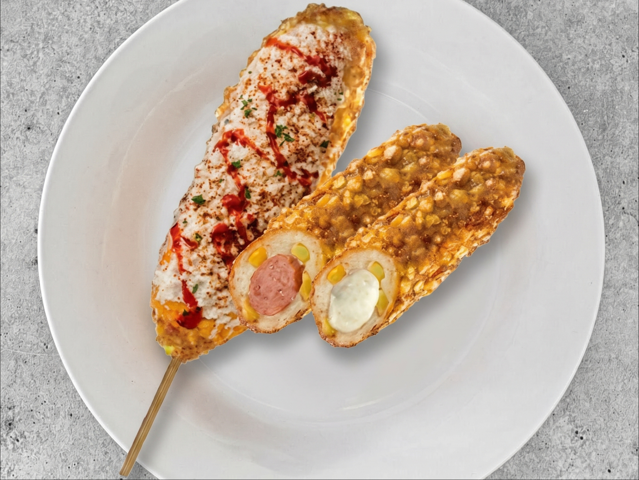 Elote Hotdog.