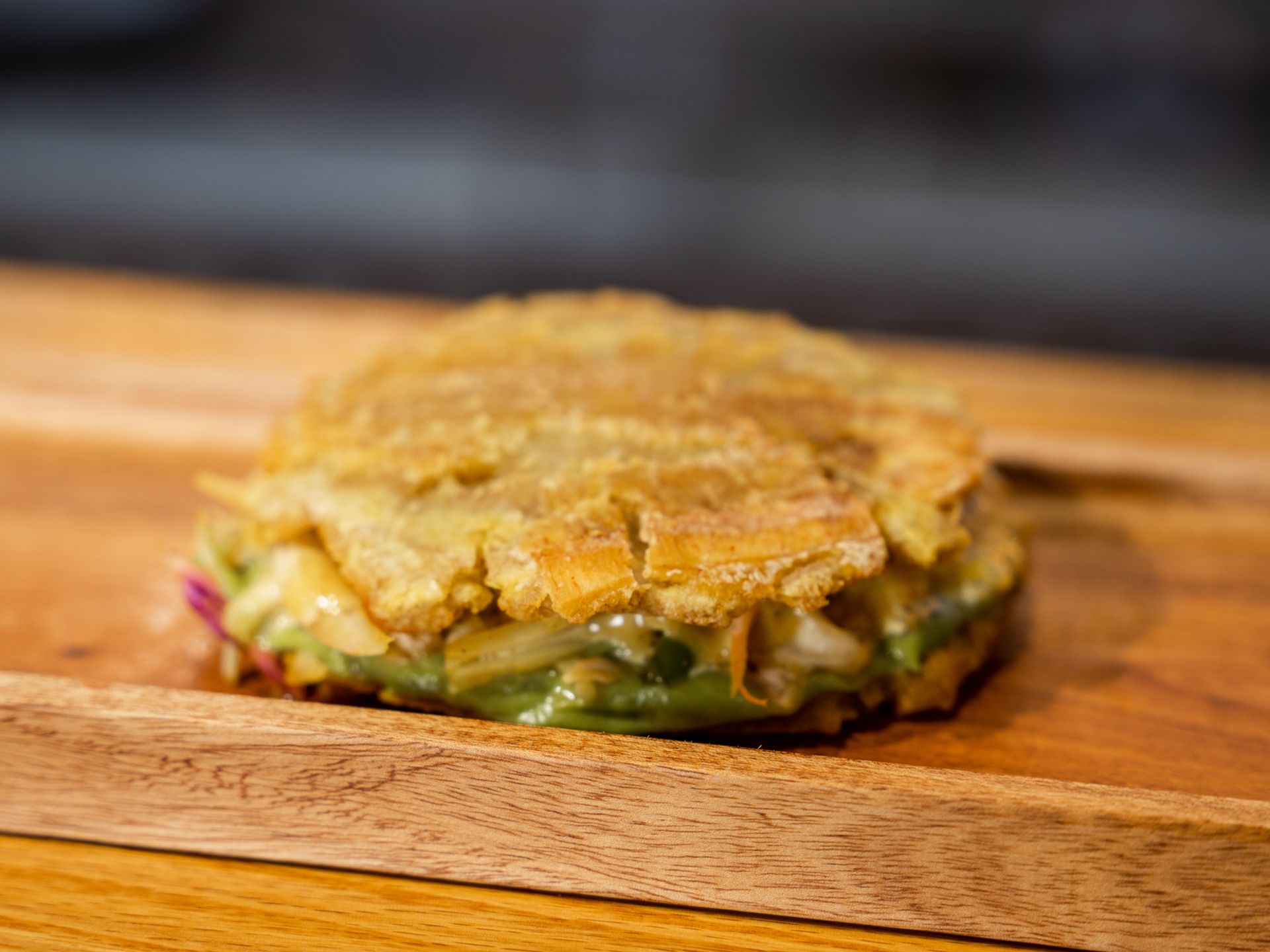 Vegan Plantain Sandwich.