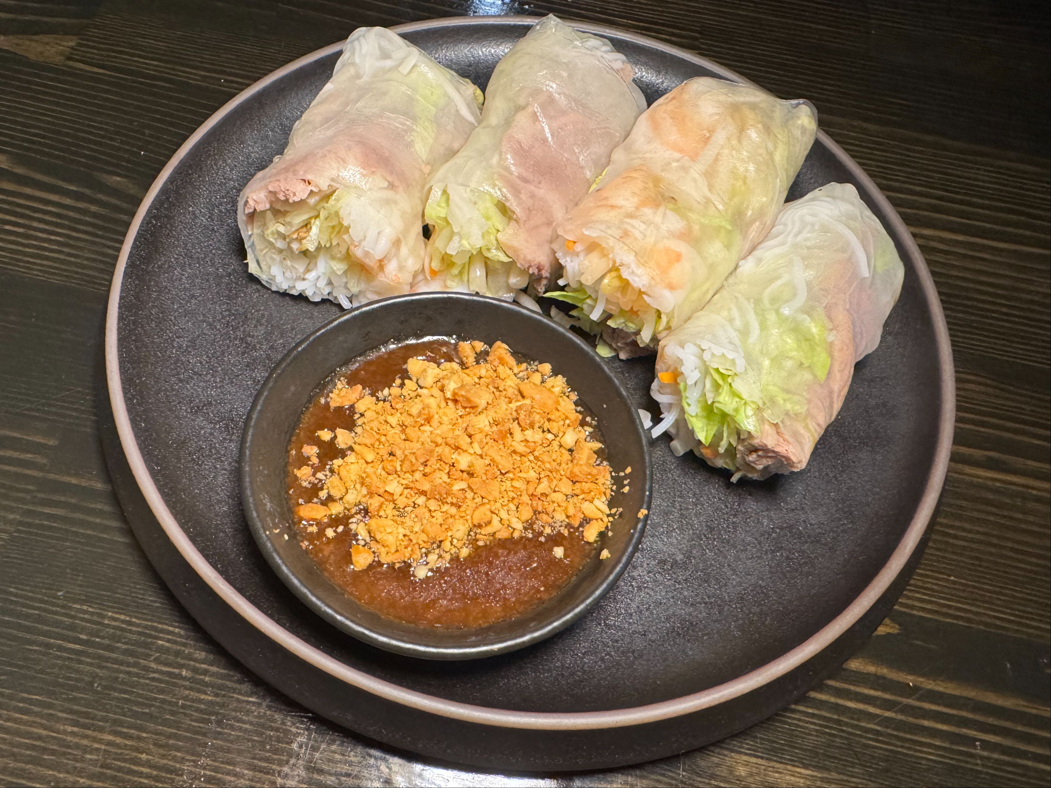SPRING ROLLS - CLASSIC SHRIMP & PORK BELLY.
