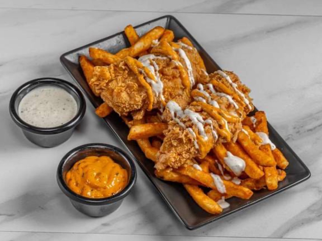 Tender Over Fries.