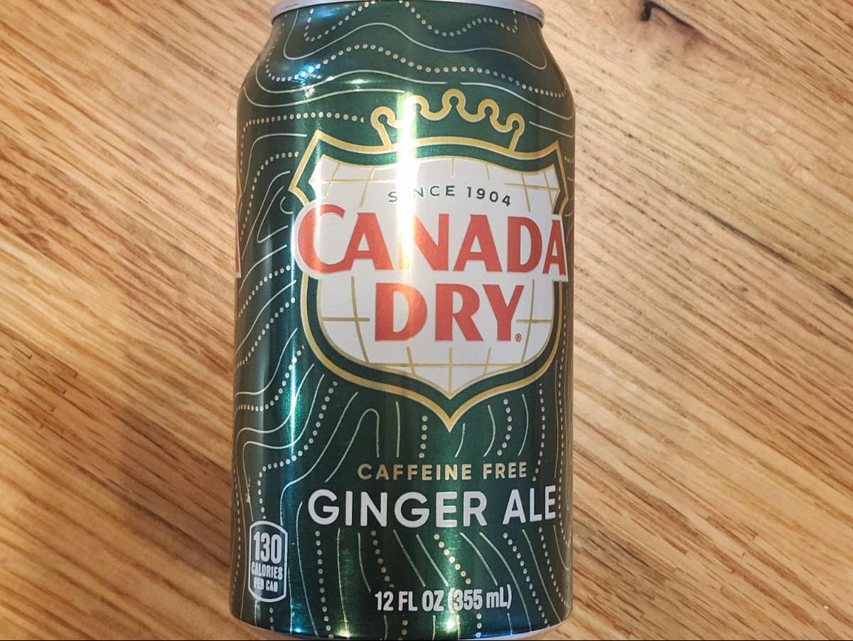 Canada dry caffeine free can.