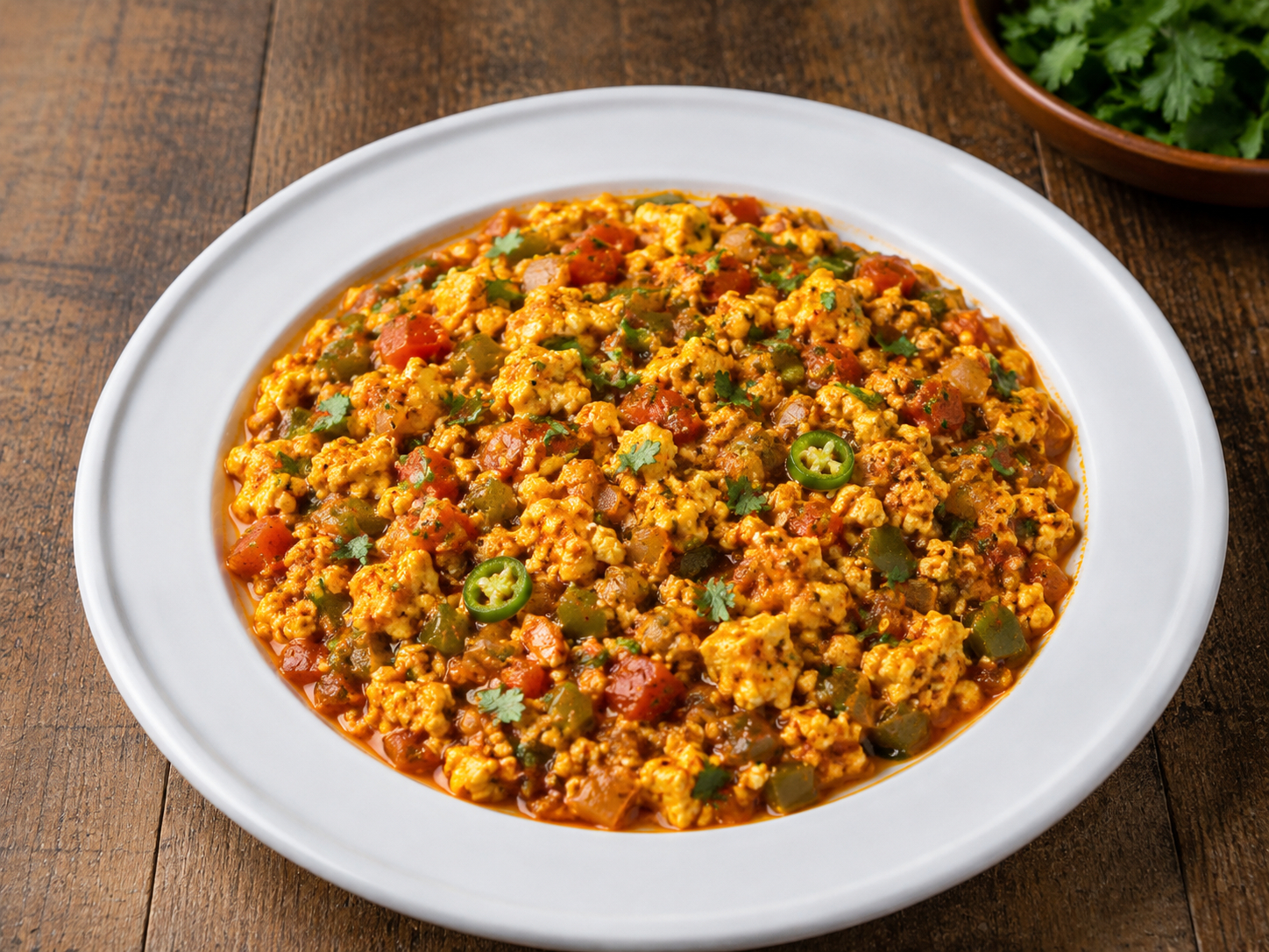 Paneer Bhurji.