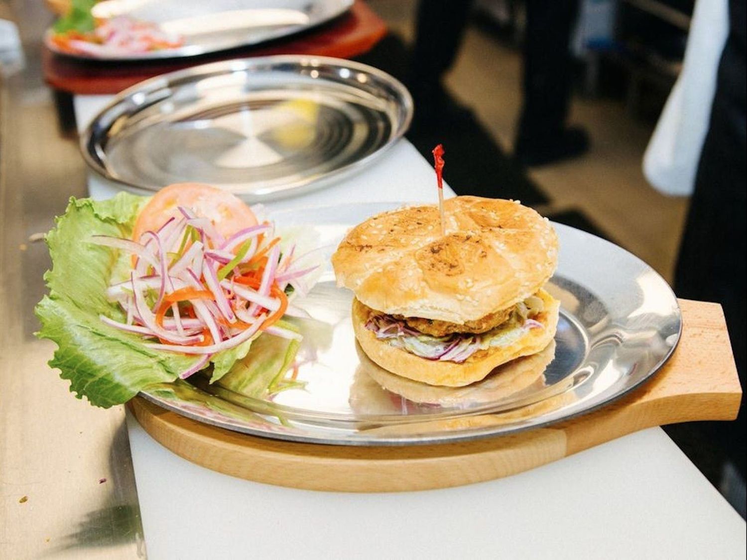 Image-Lamb Shami Kabab Burger