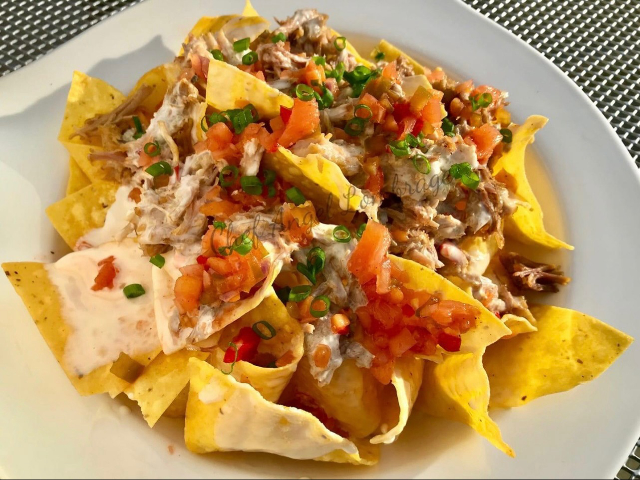 Caribbean Nachos.