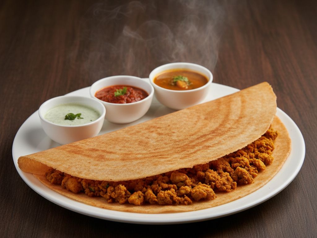 Chicken Kari Dosa.