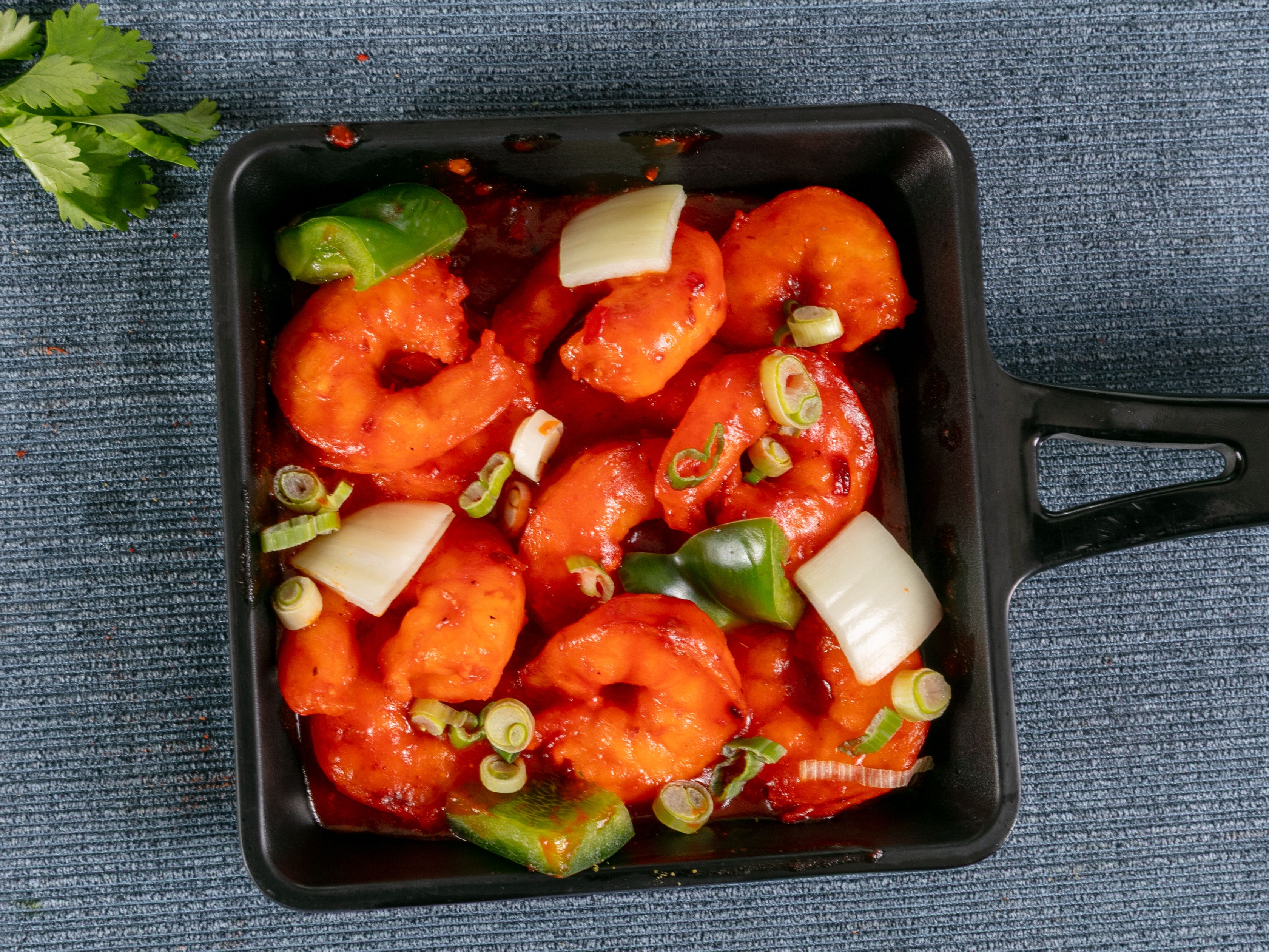 Shandaar Chilly Shrimp.