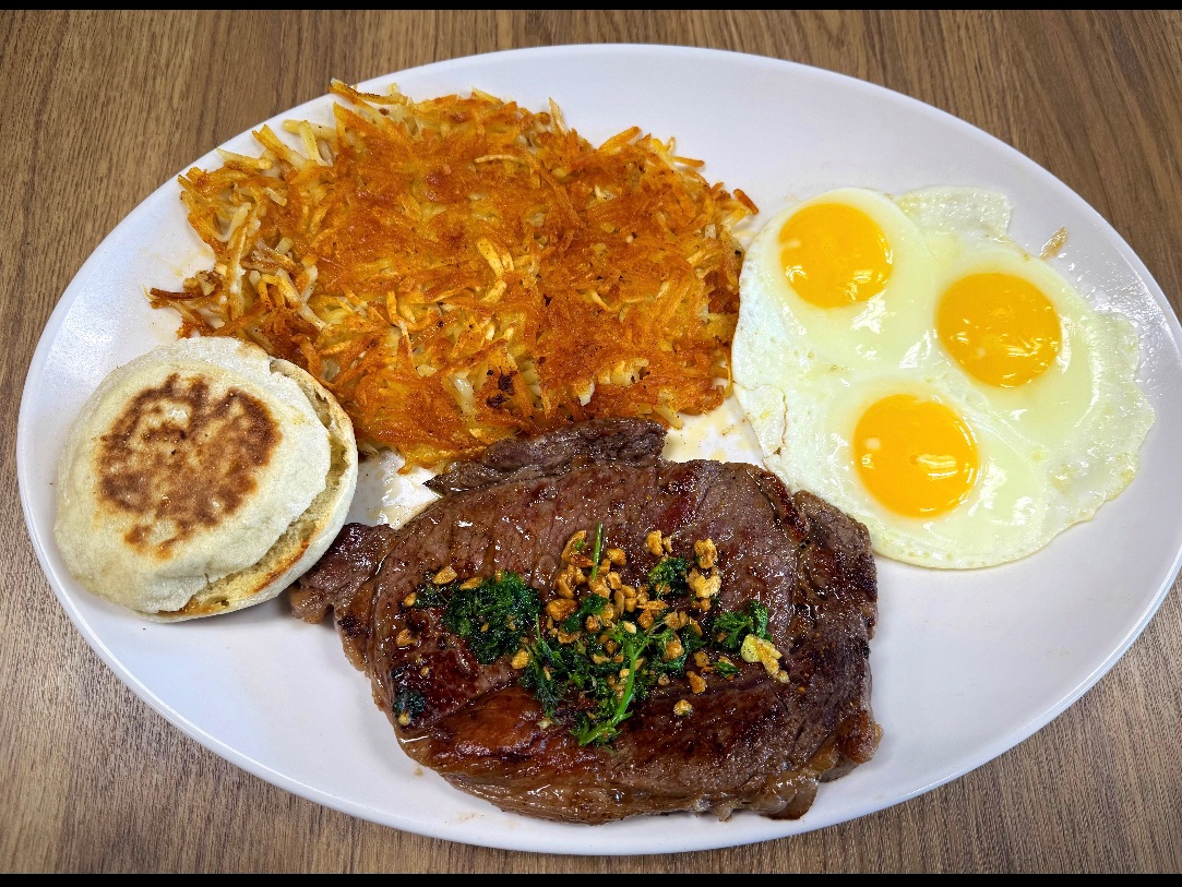 Big Steak Breakfast.