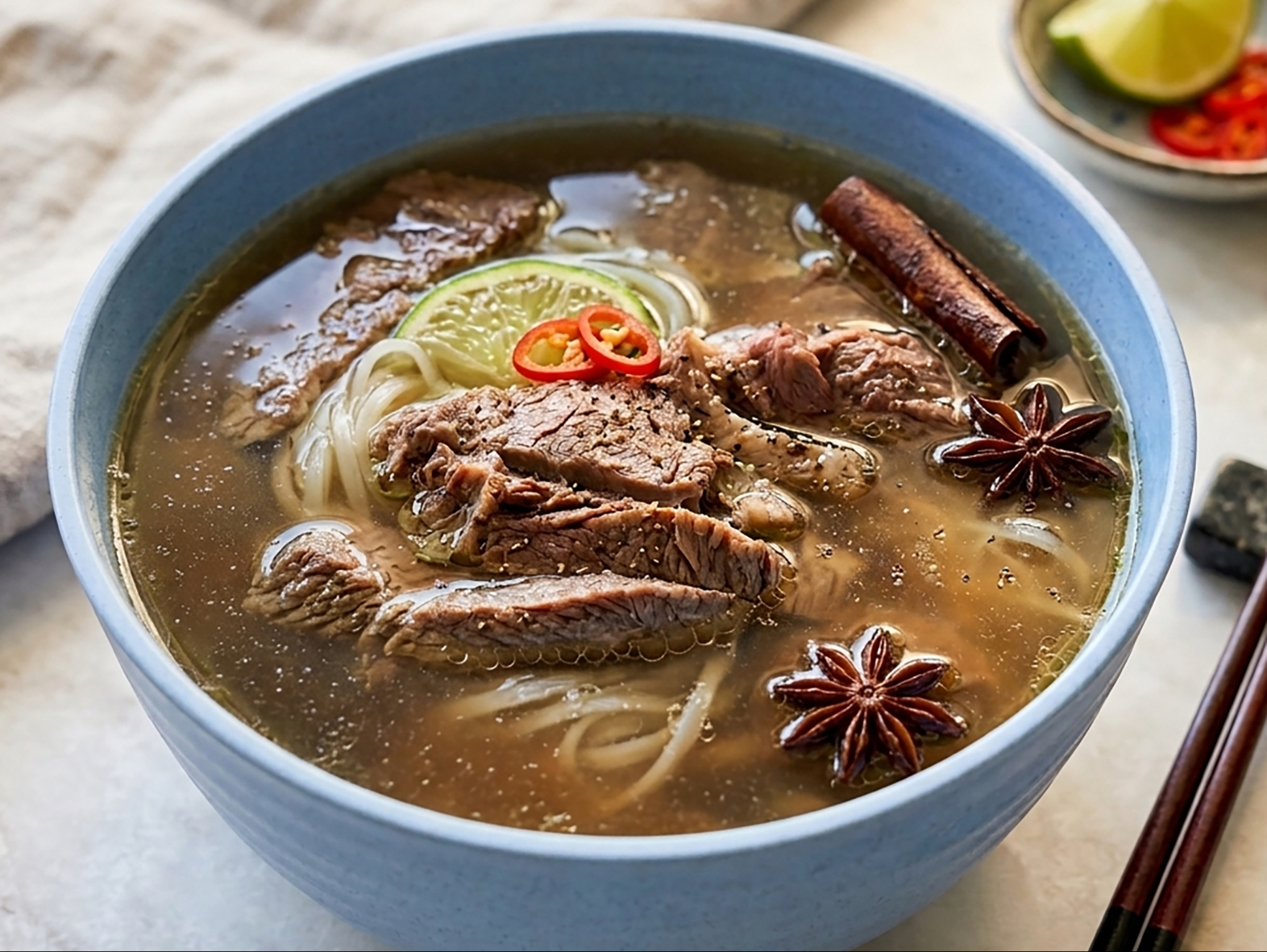K2. Well-Done Brisket Noodle Soup.