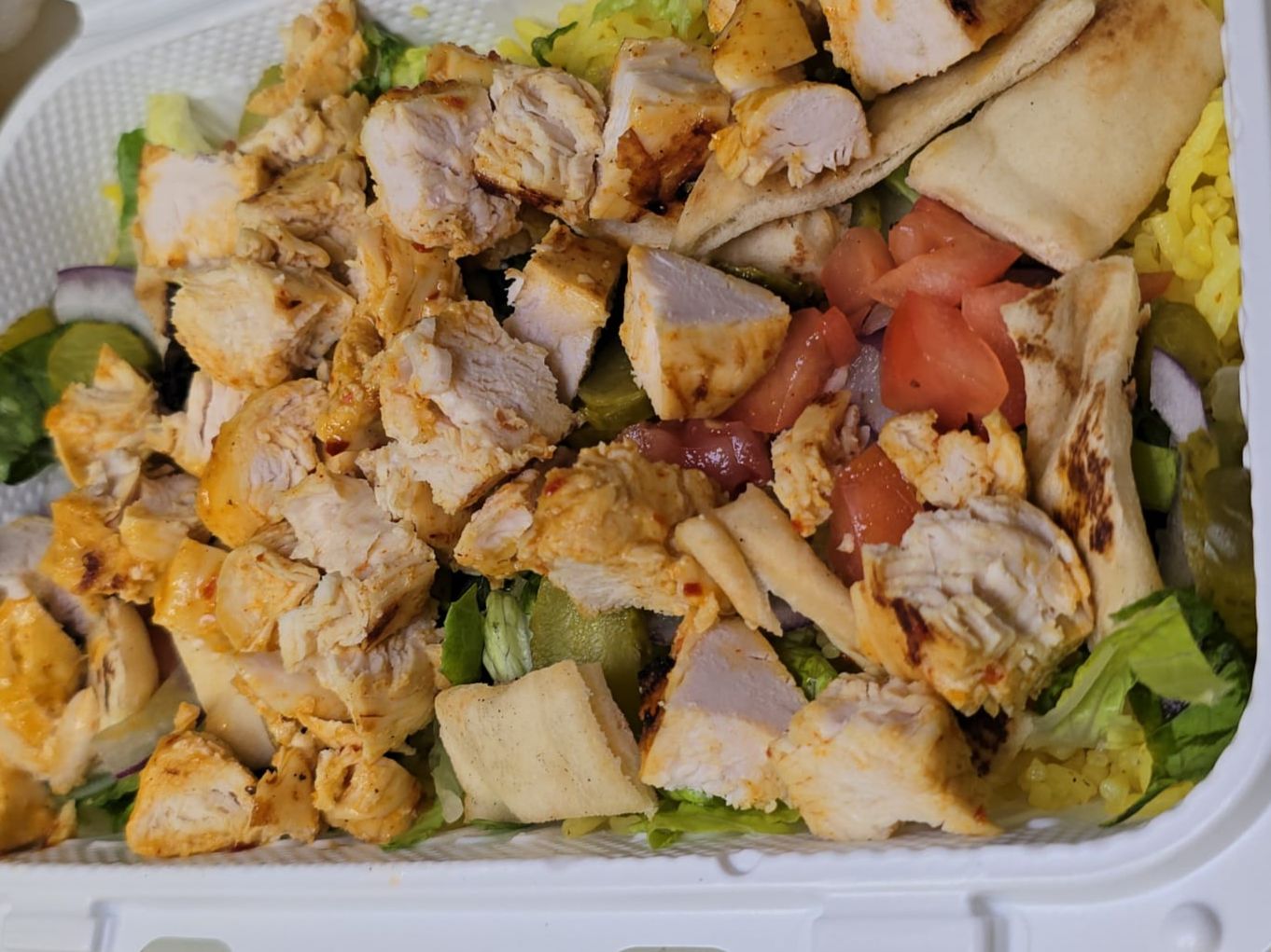 Lunch Chicken Combo.