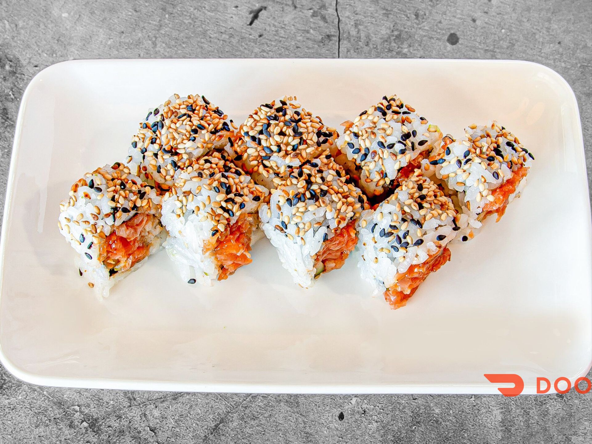 Spicy Salmon Roll.