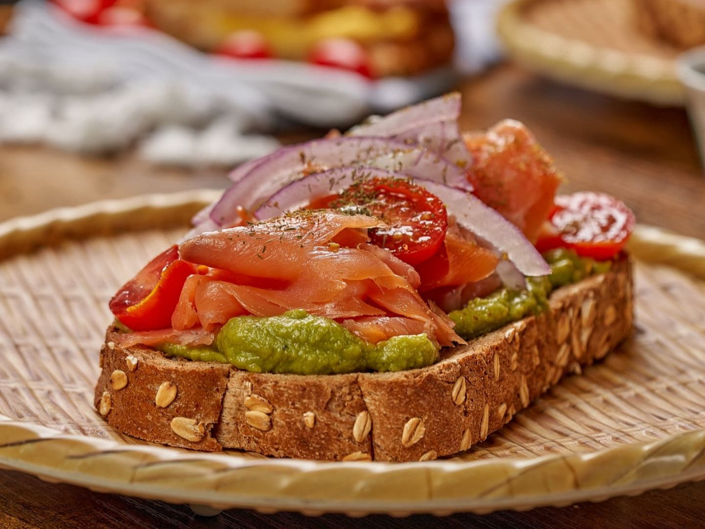 Salmon Toast.