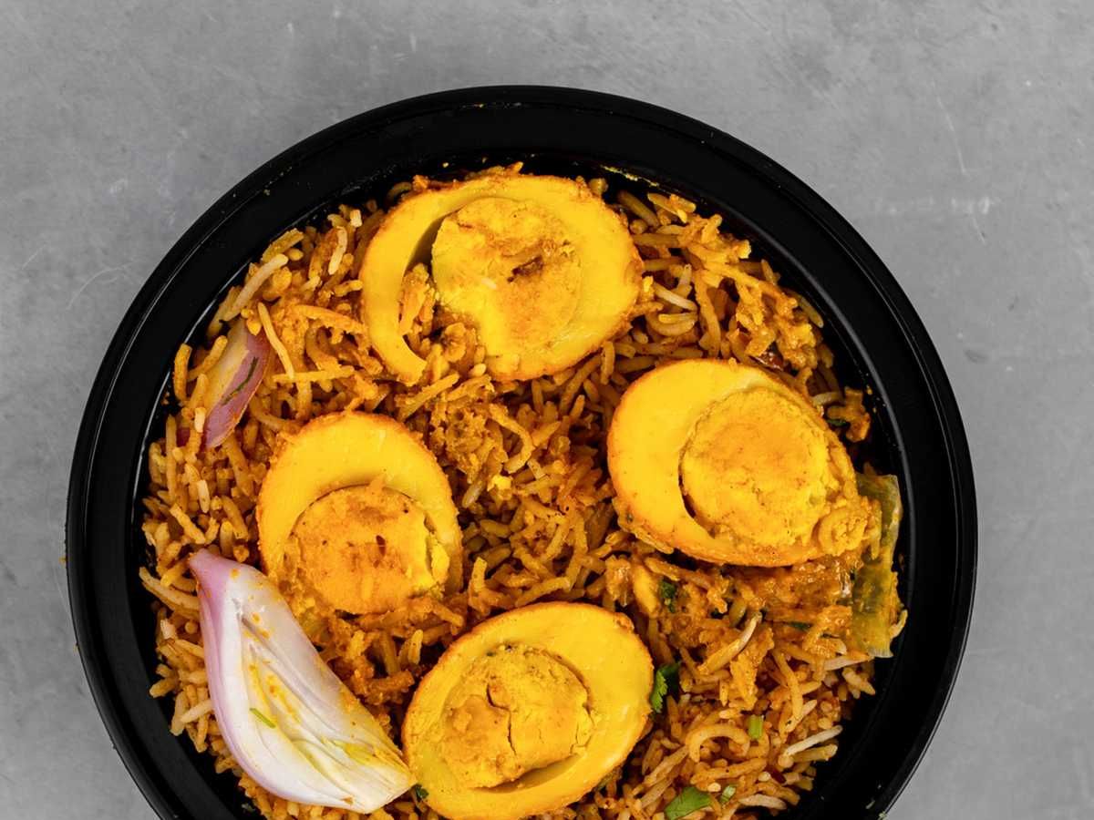 Egg Biryani.
