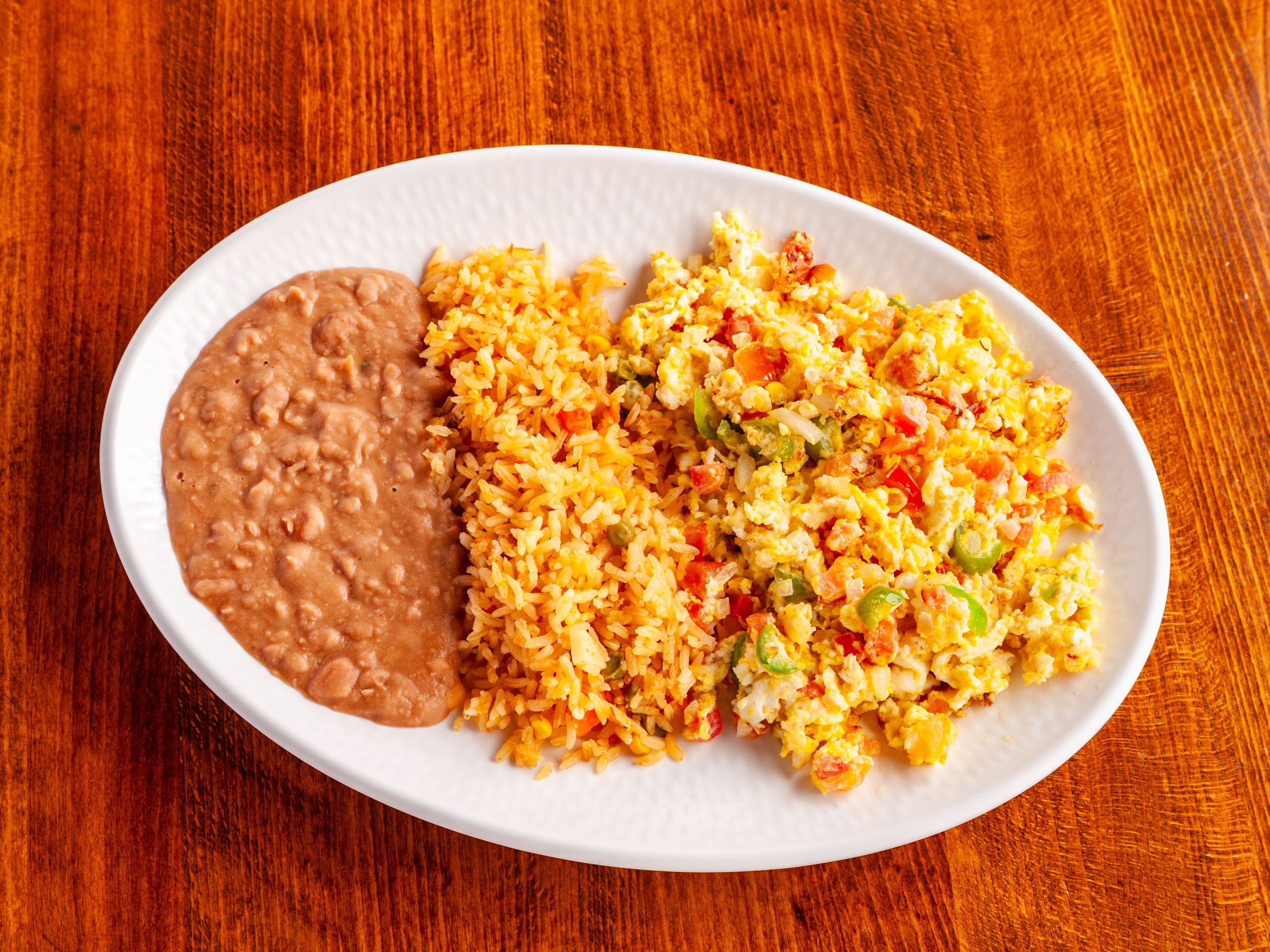 Huevos a la Mexicana.