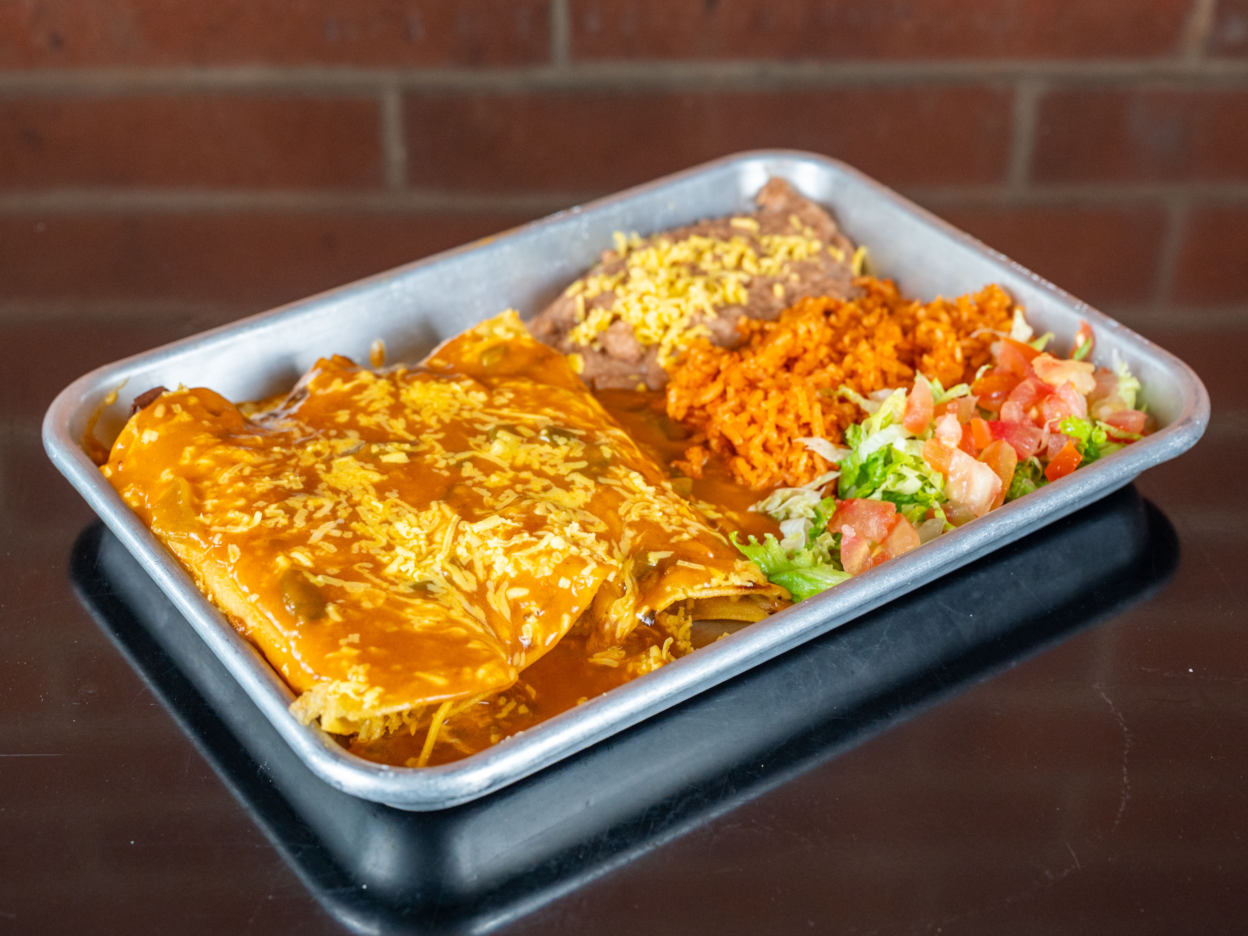 Enchilada Plate.