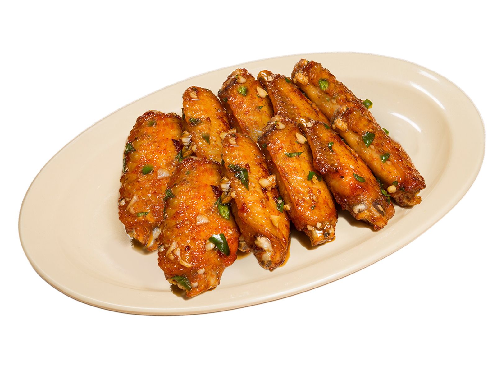 (10pc) Garlic Soy Chicken Wings.