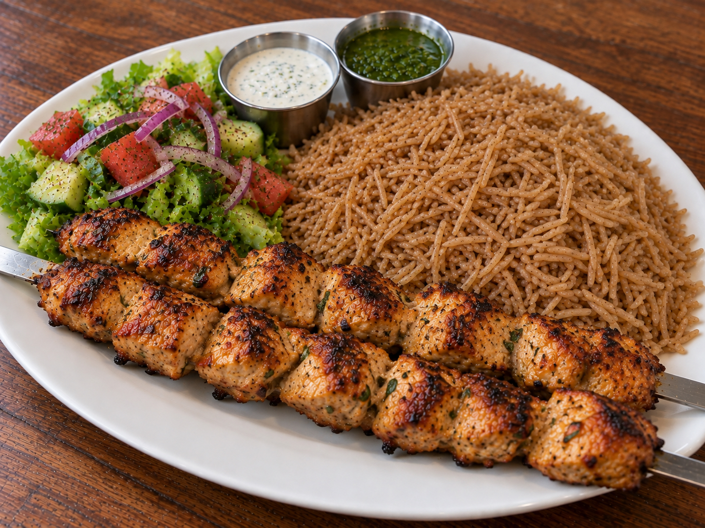 Chicken Shish Kebab.