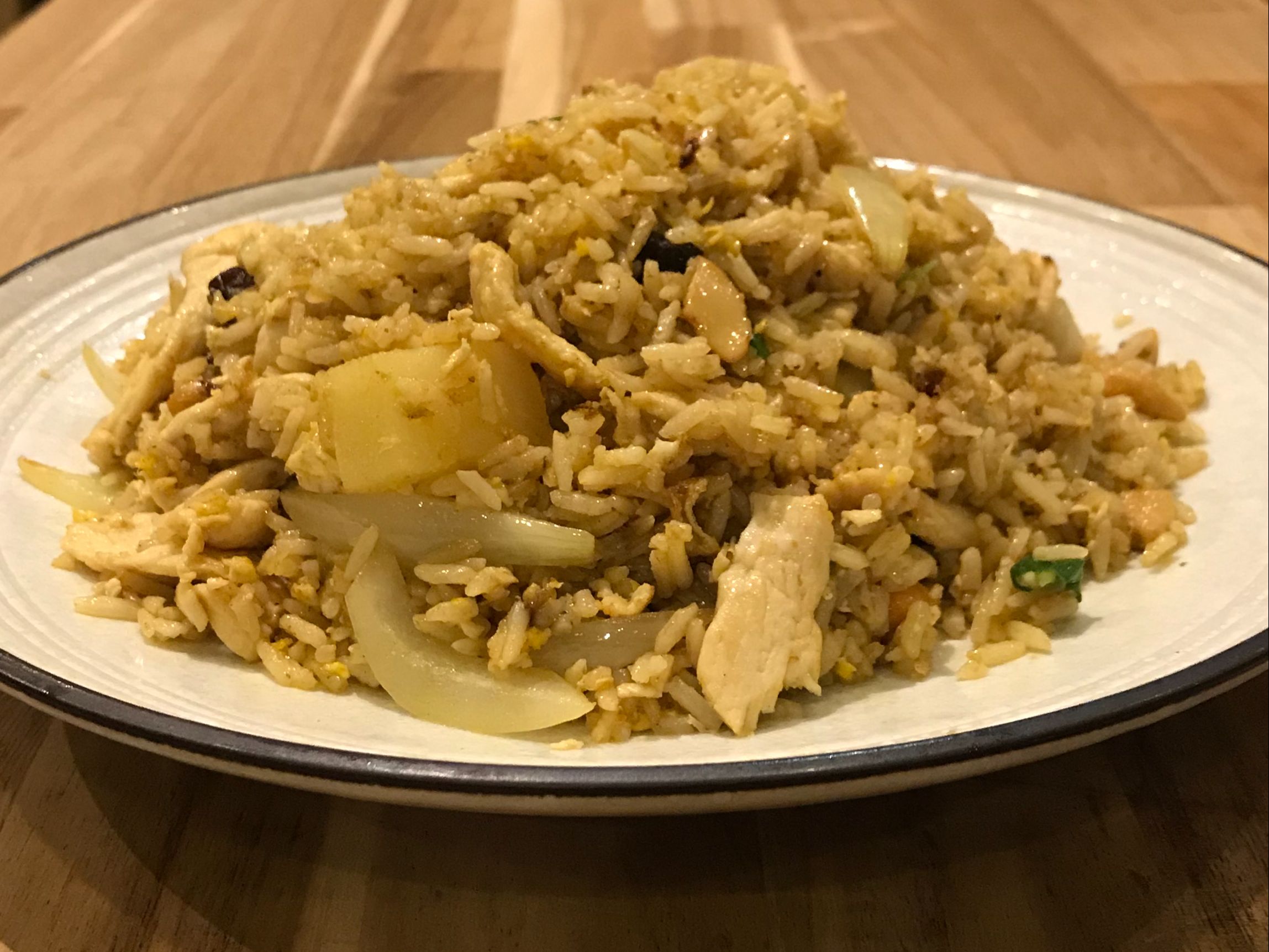 PINEAPPLE FRIED RICE.