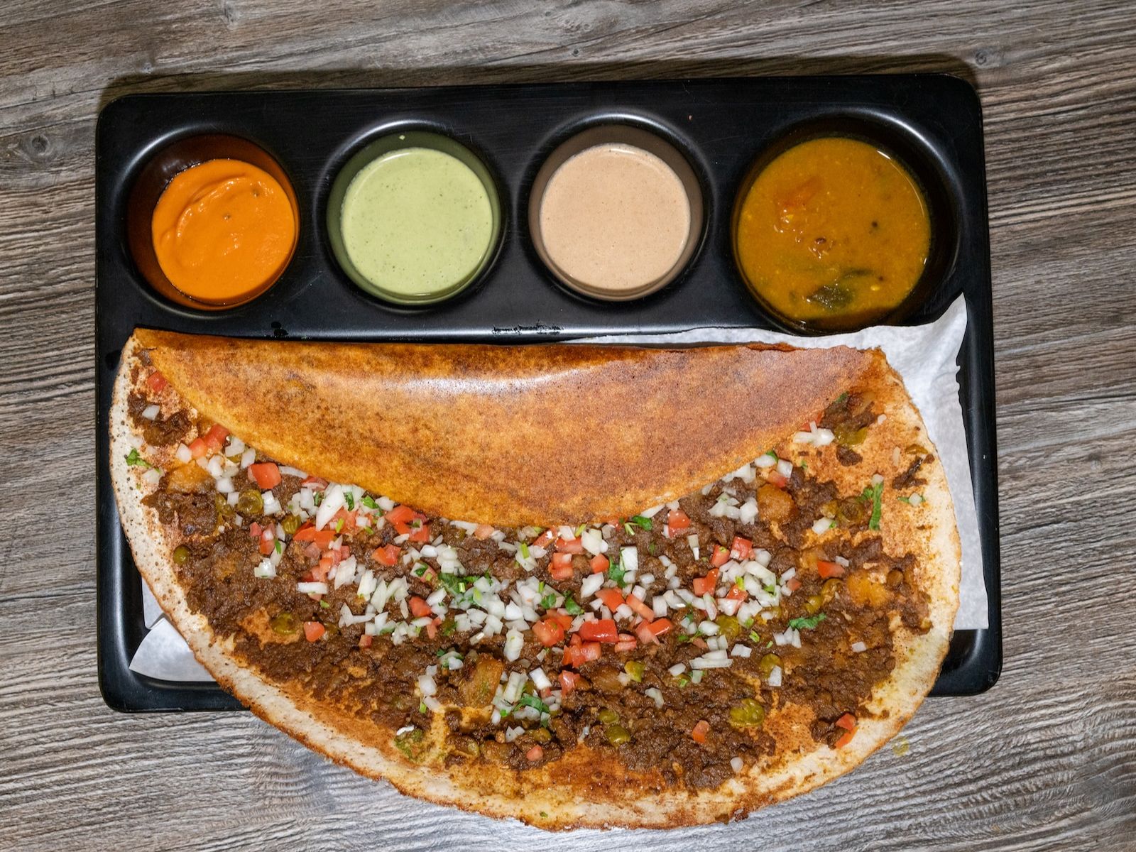 Beyond Karaikudi Vegan Dosa.