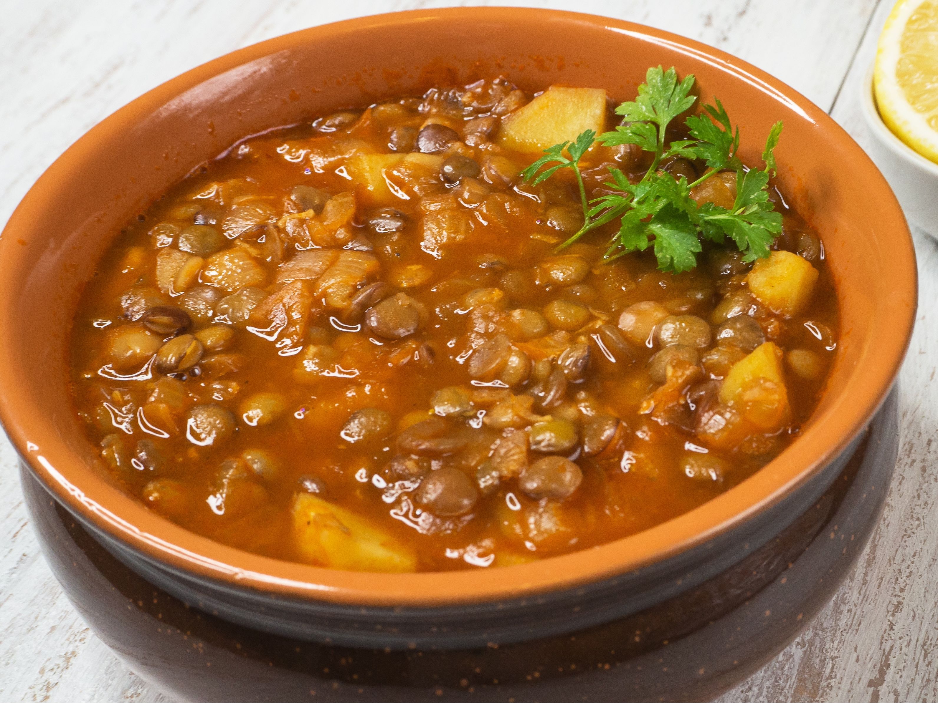 Crushed Lentil Soup