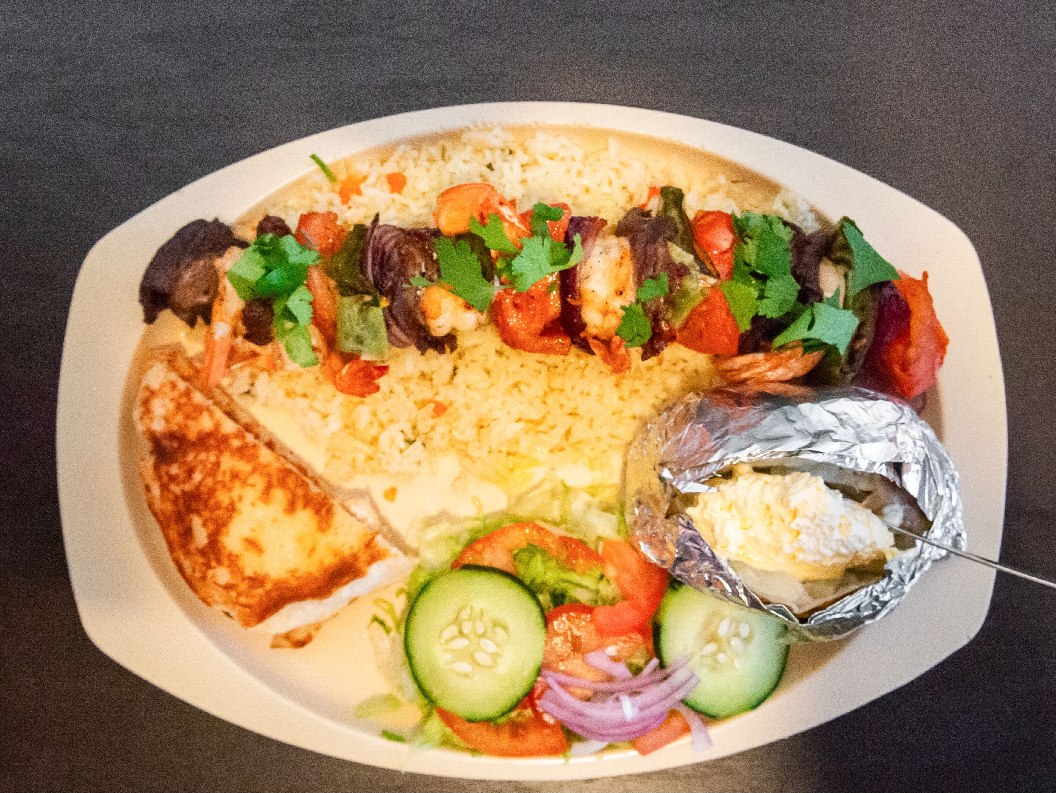 Brocheta Mar & Tierra.