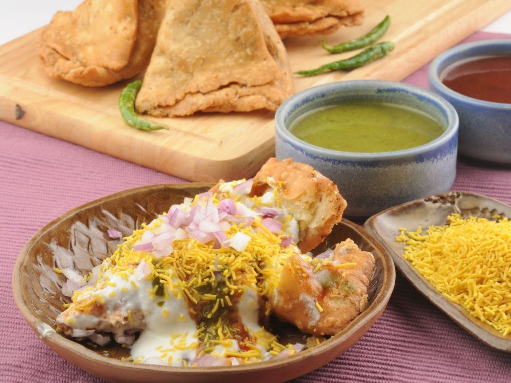 Samosa Chaat.